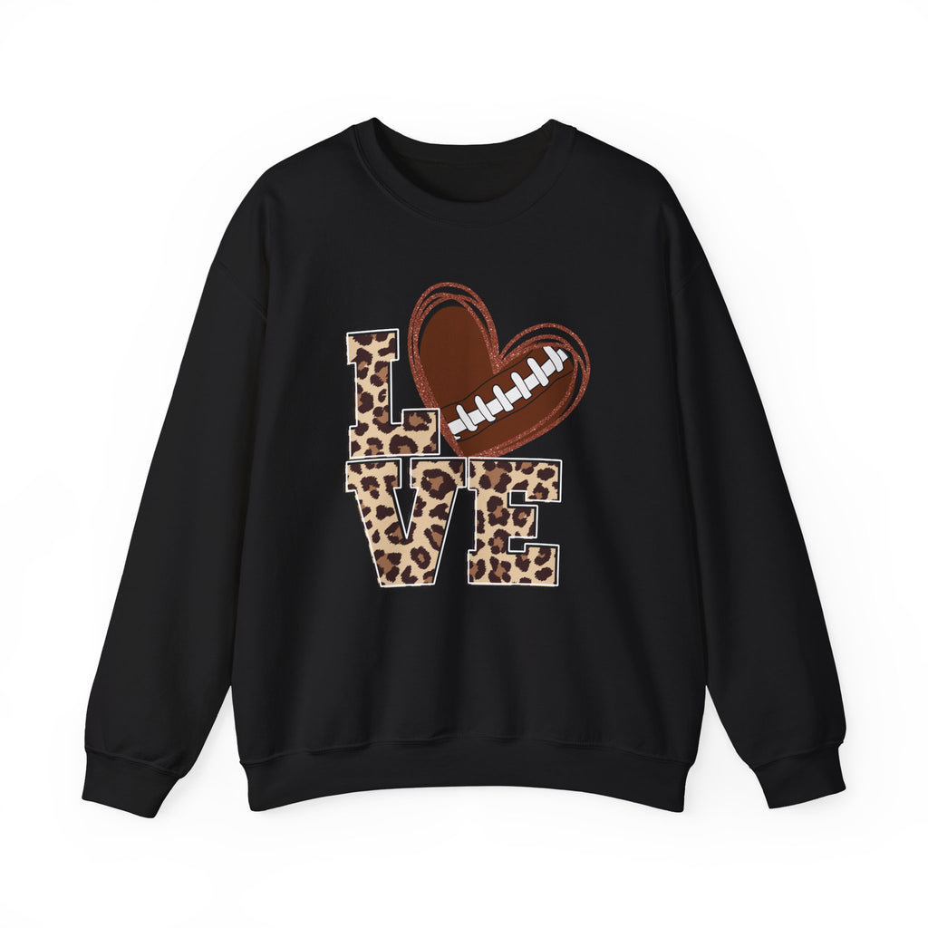 Football Love Leopard Sweatshirt