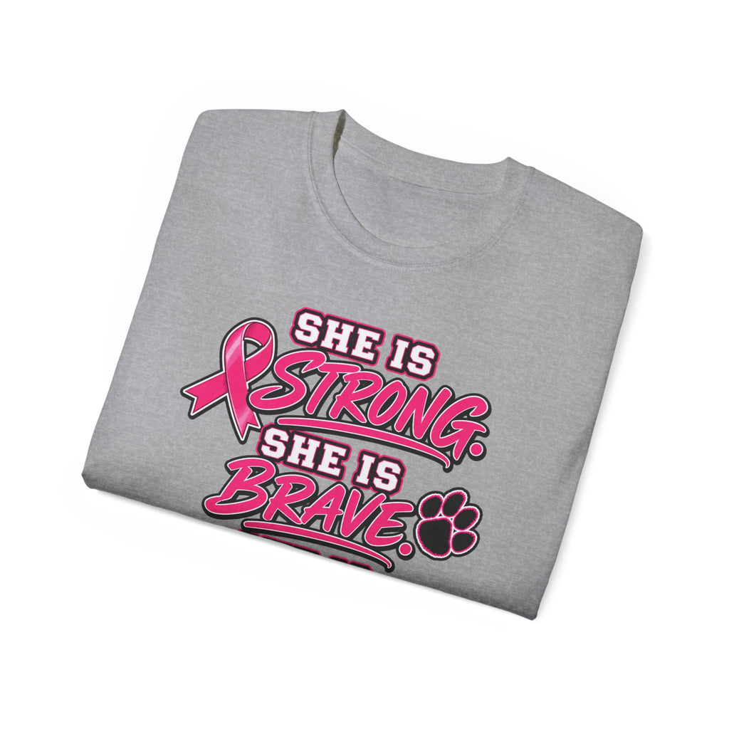 Katie Strong — "She is Strong" Breast Cancer Awareness Tee