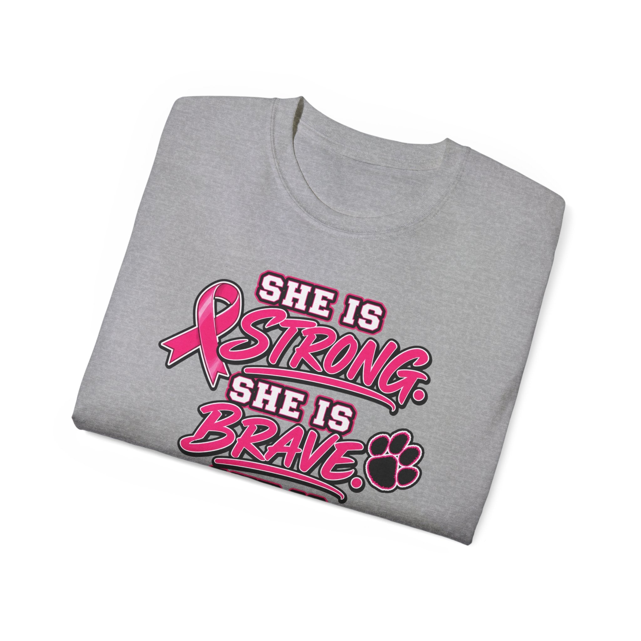 Katie Strong — "She is Strong" Breast Cancer Awareness Tee