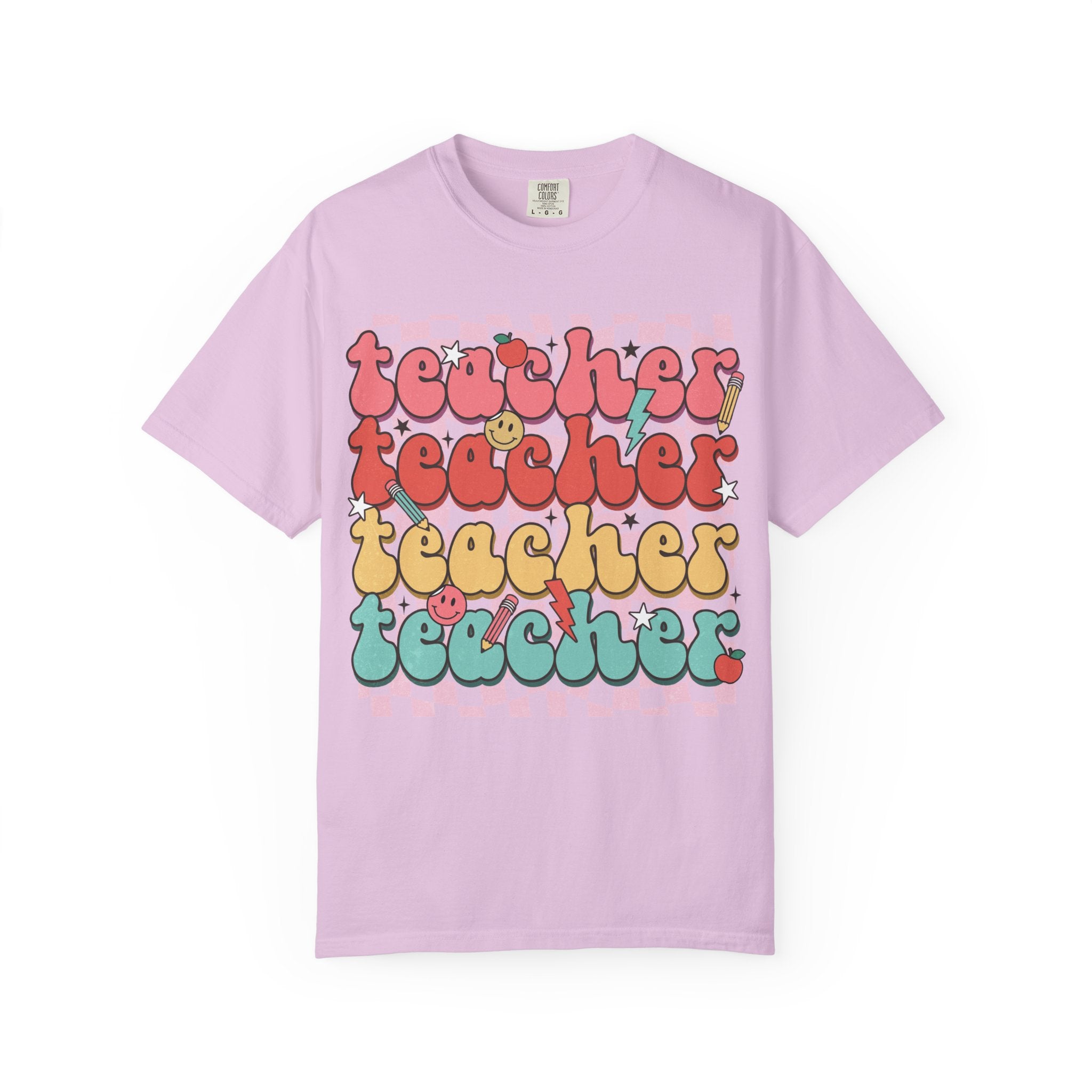 Retro Teacher Smile T-shirt