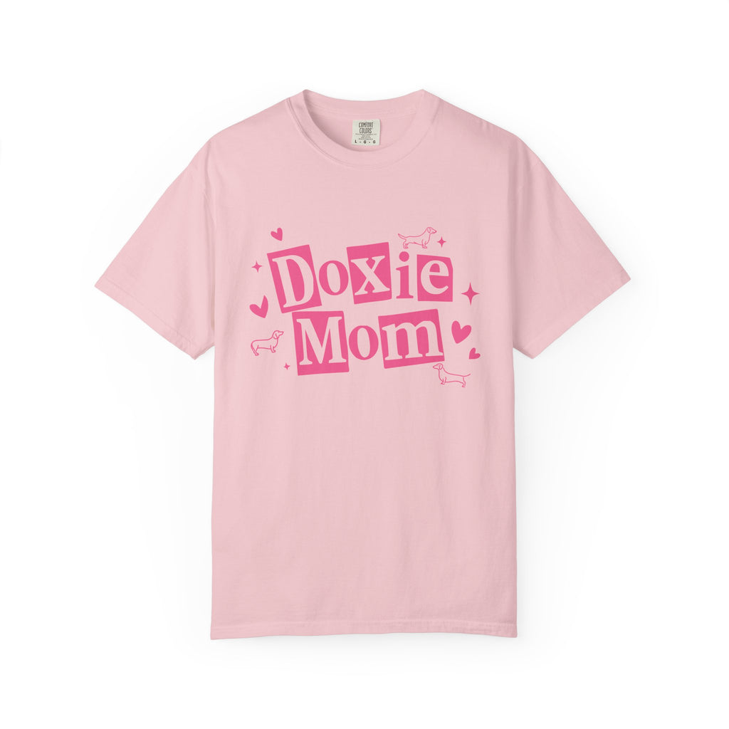 Doxie Mom T-Shirt — Cute Pink Dachshund Dog Mom Tee