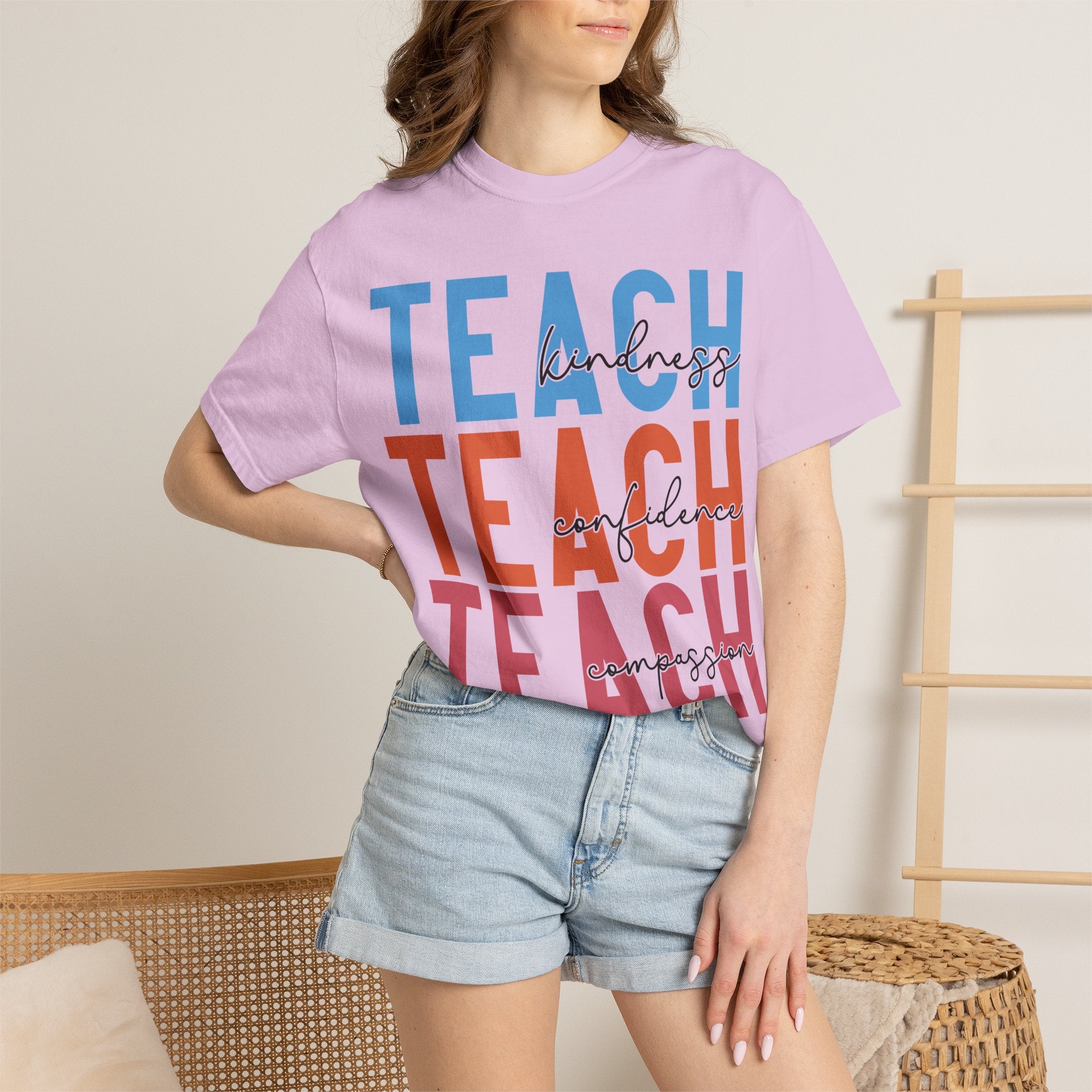 Teach Kindness Graphic Tee — Teacher Appreciation T-Shirt