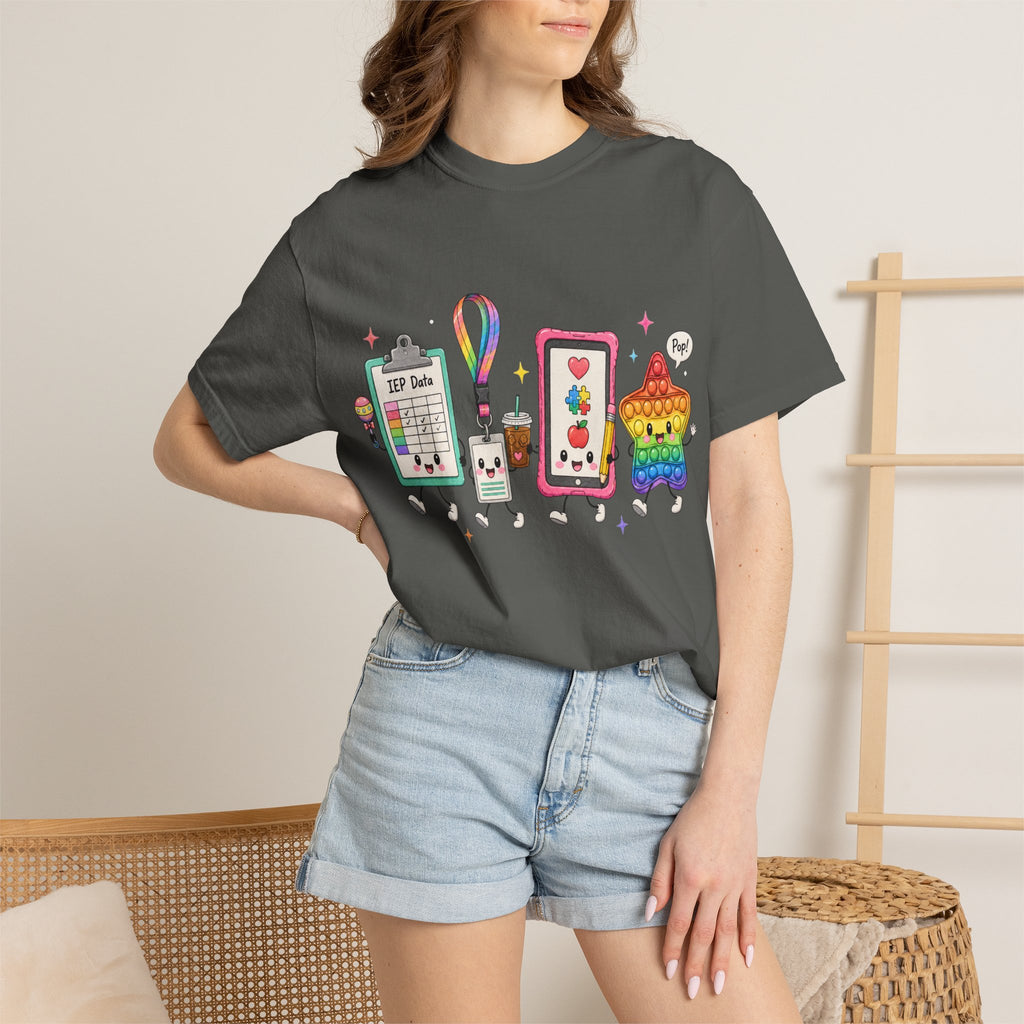 Teacher Tech Friends Graphic T-Shirt — IEP data