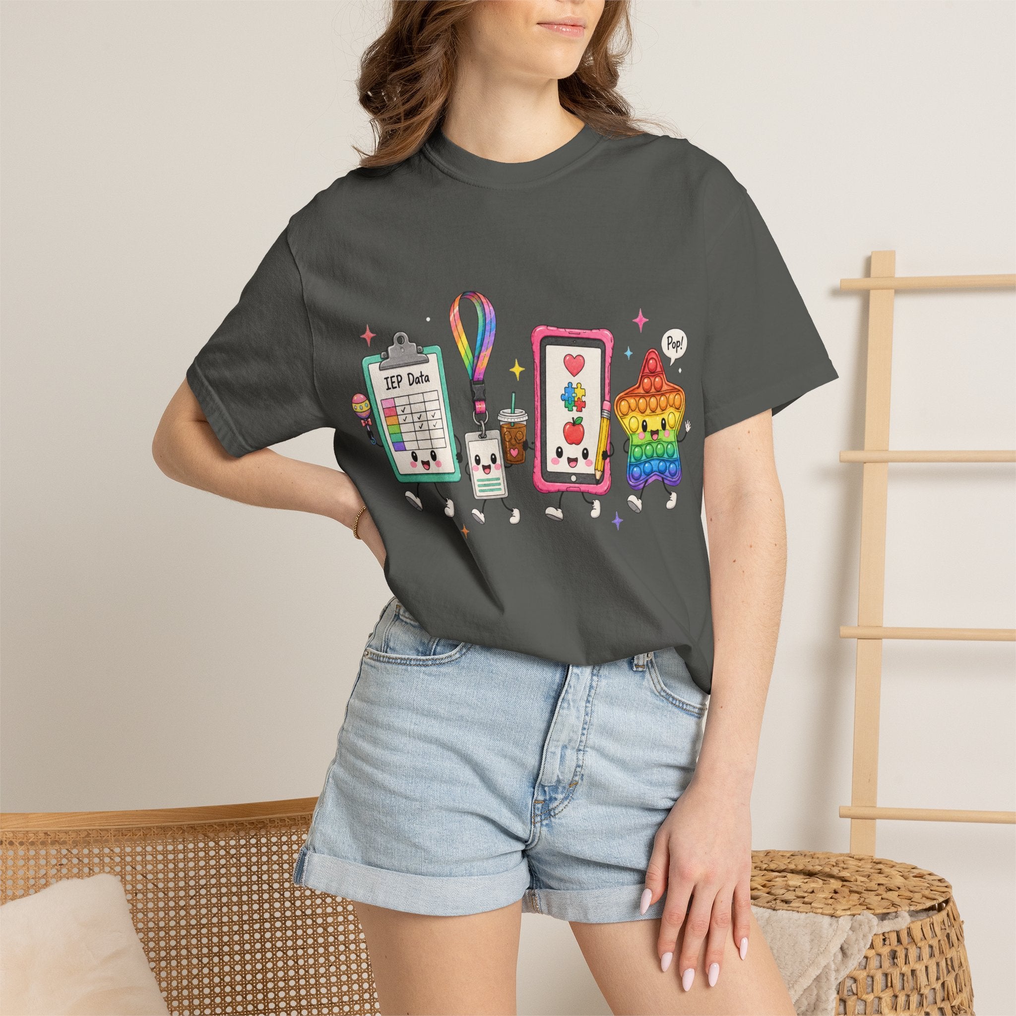 Teacher Tech Friends Graphic T-Shirt — IEP data