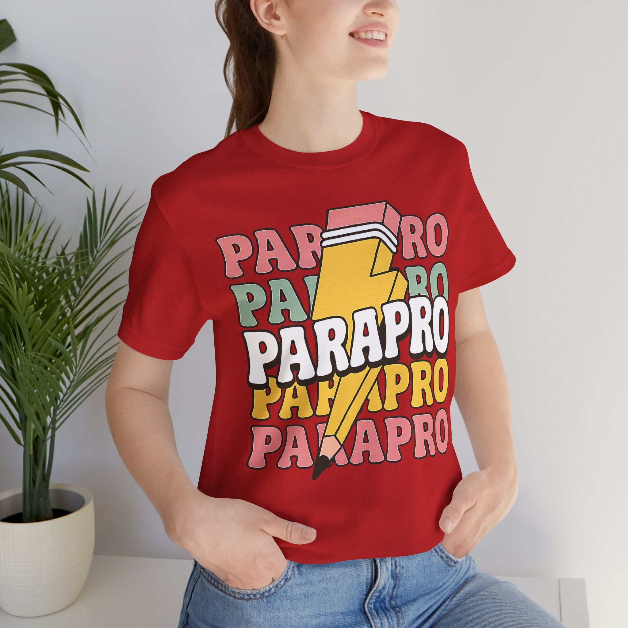 Parapro Pencil Tee — Retro Paraprofessional Appreciation Shirt