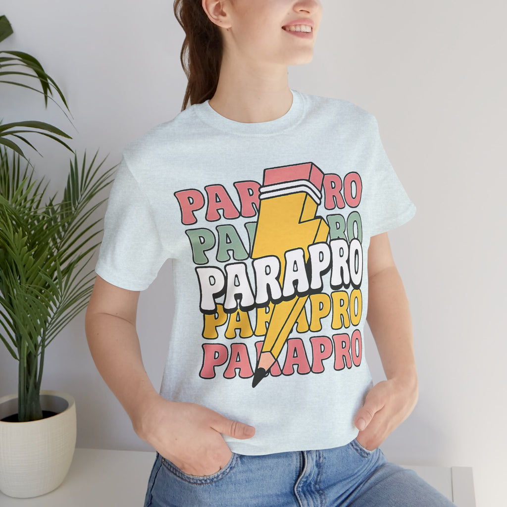 Parapro Pencil Tee — Retro Paraprofessional Appreciation Shirt