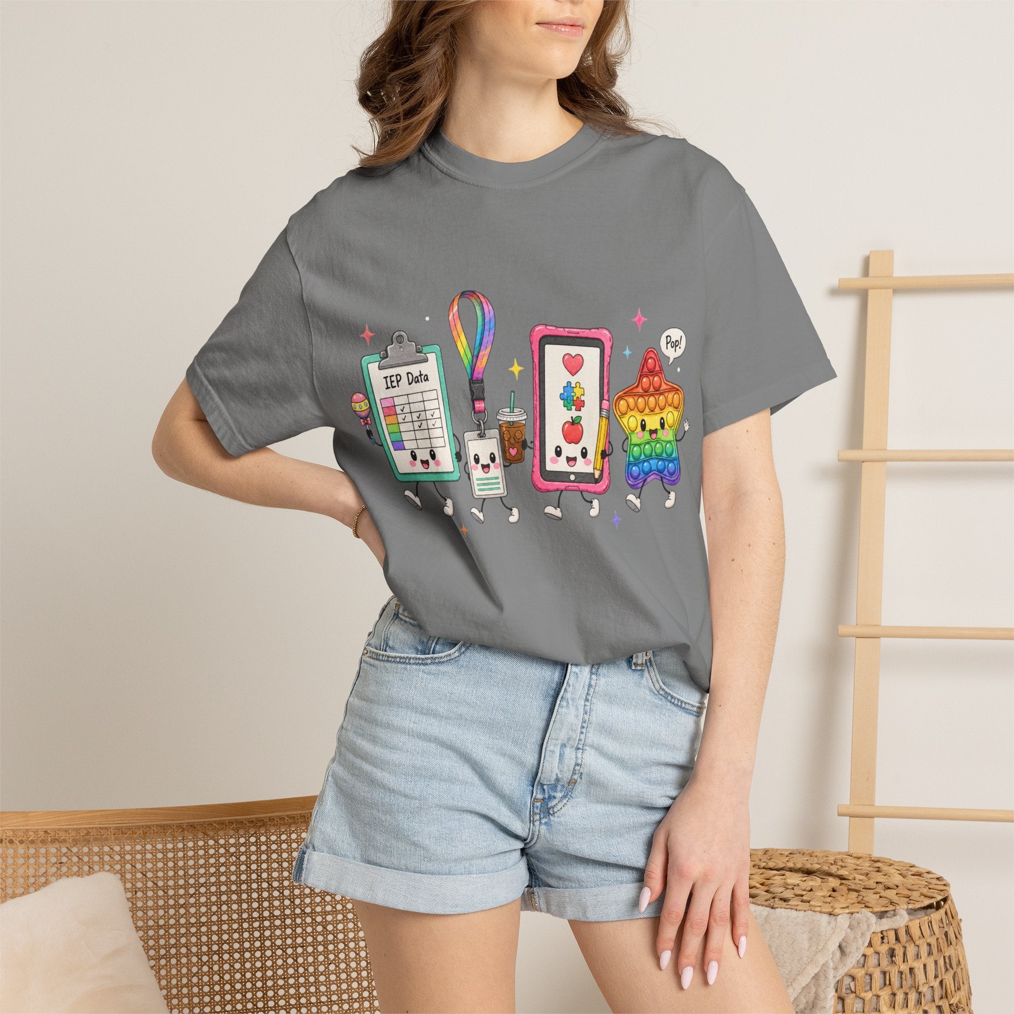 Teacher Tech Friends Graphic T-Shirt — IEP data