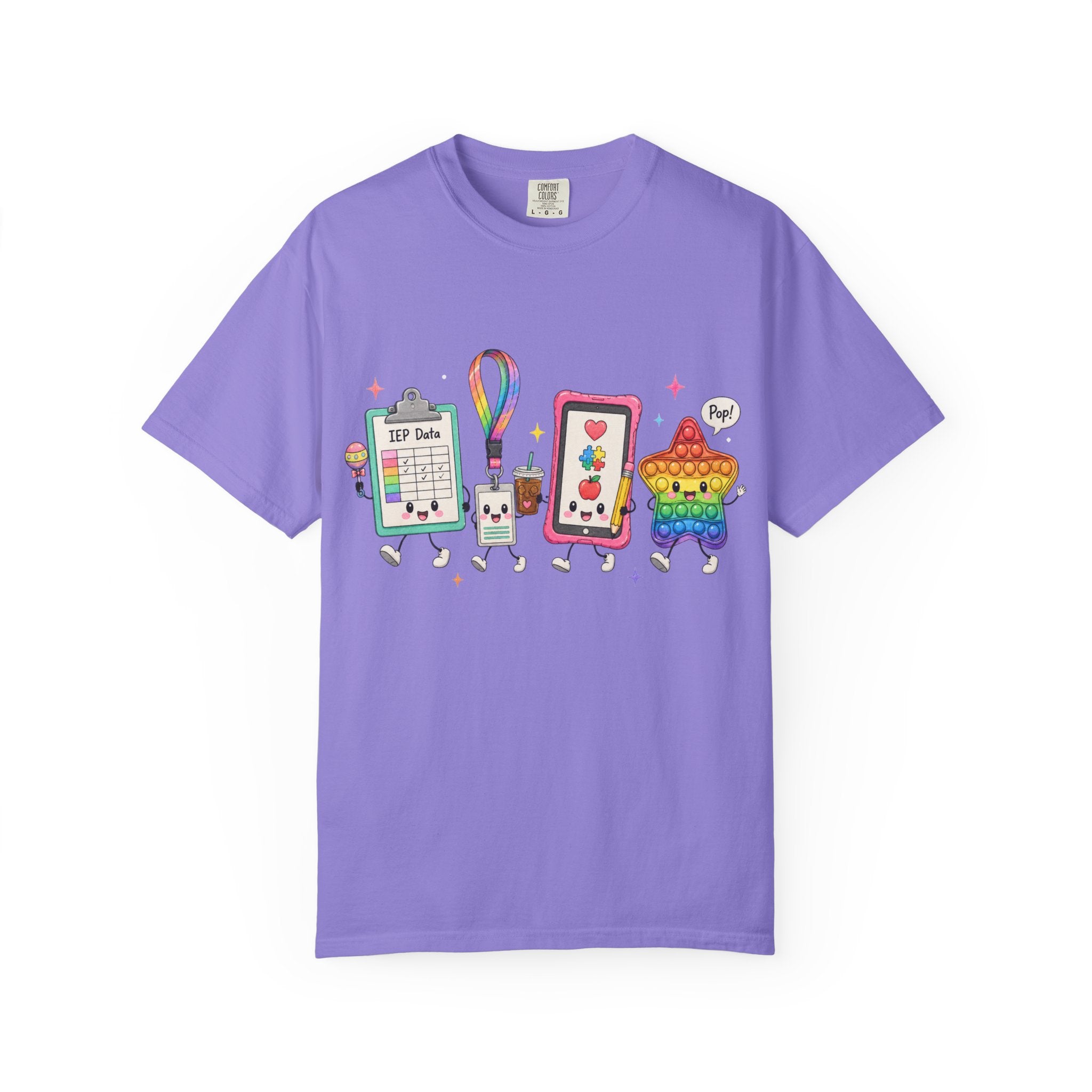 Teacher Tech Friends Graphic T-Shirt — IEP data