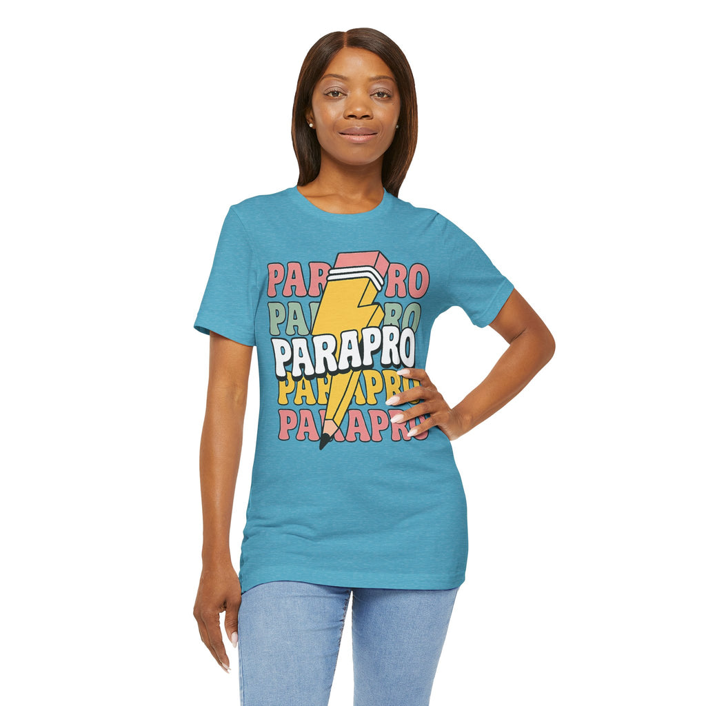 Parapro Pencil Tee — Retro Paraprofessional Appreciation Shirt