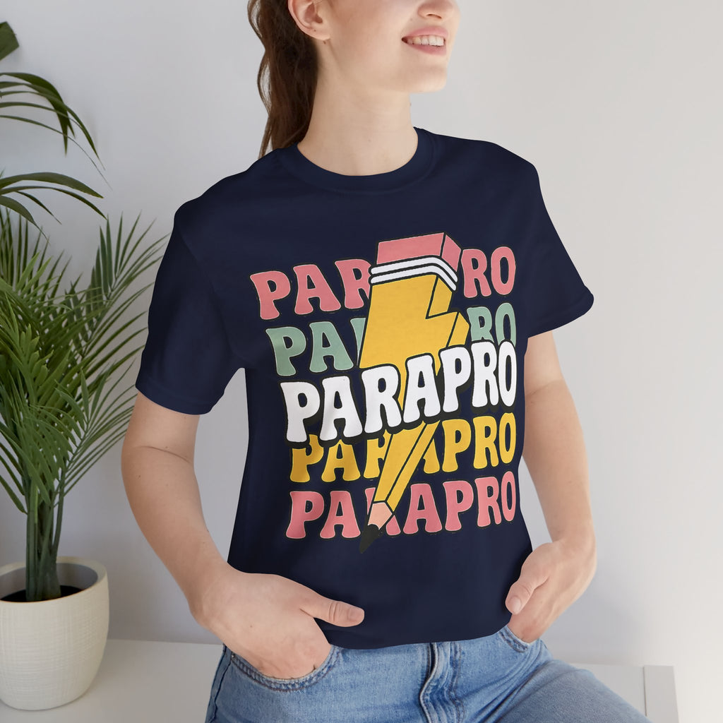Parapro Pencil Tee — Retro Paraprofessional Appreciation Shirt