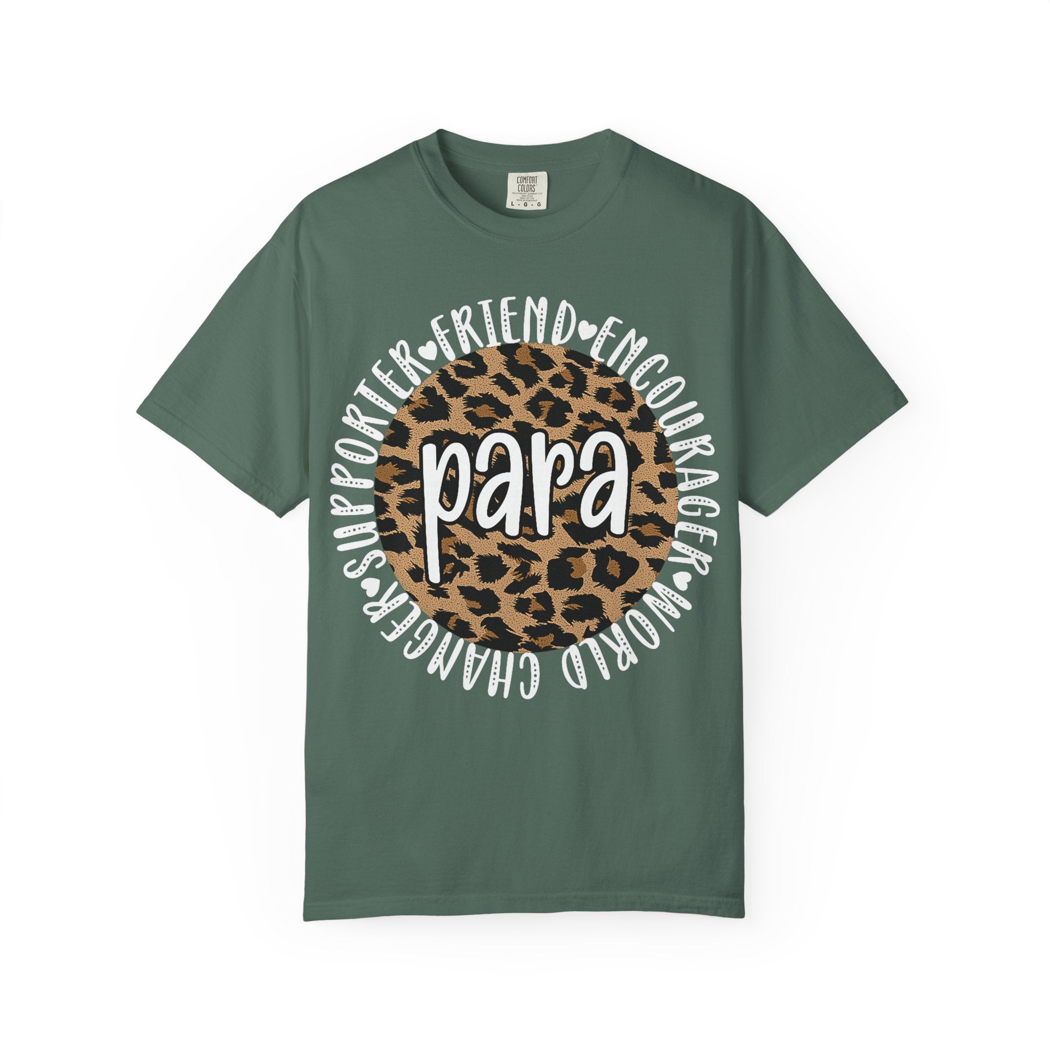 Para Leopard Circle T-Shirt — Supporter, Friend & Encourager Tee