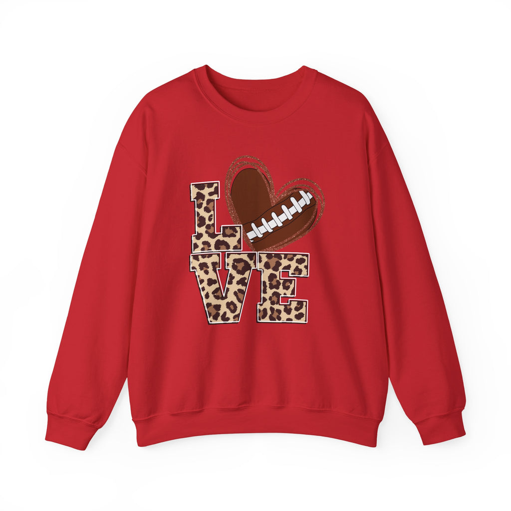 Football Love Leopard Sweatshirt