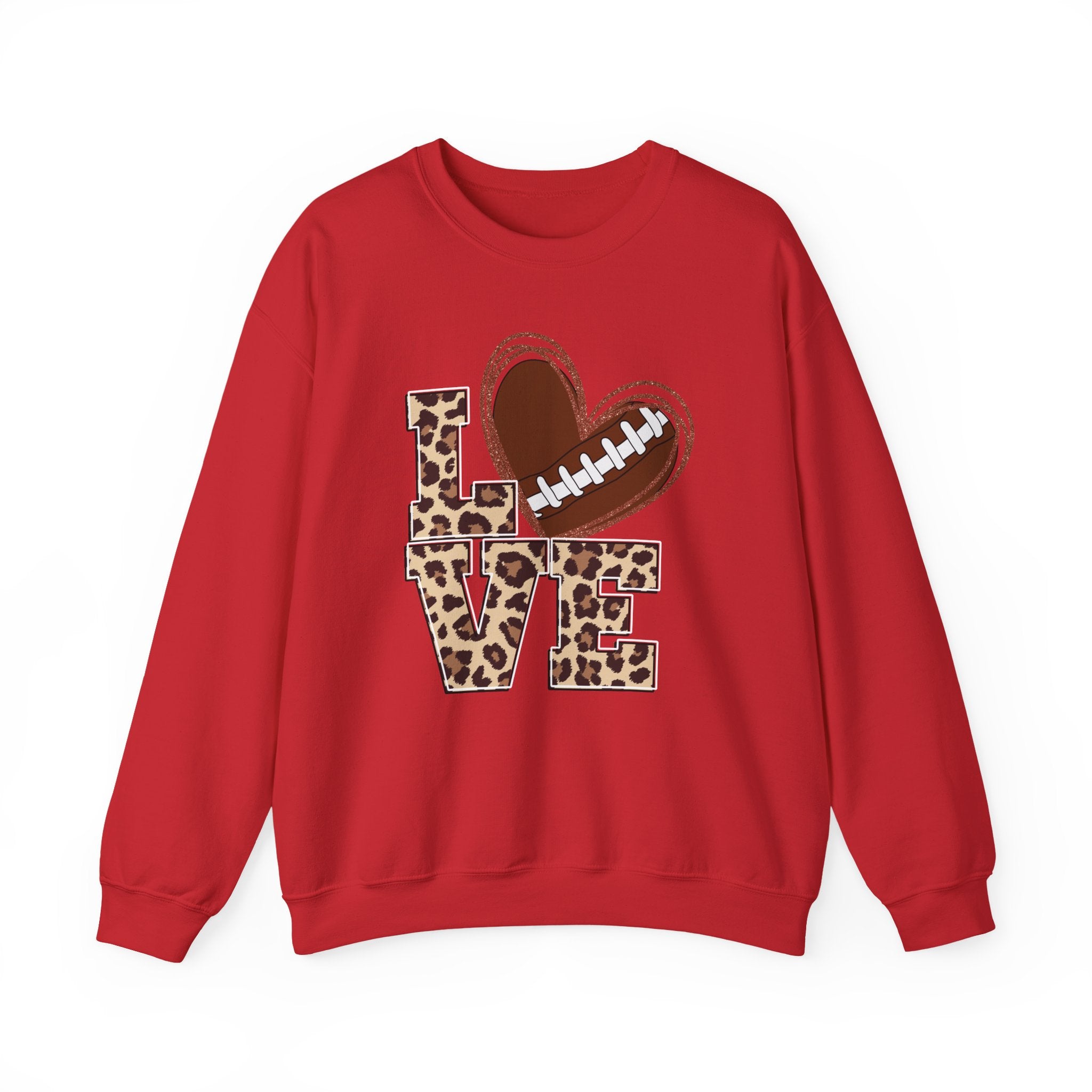 Football Love Leopard Sweatshirt
