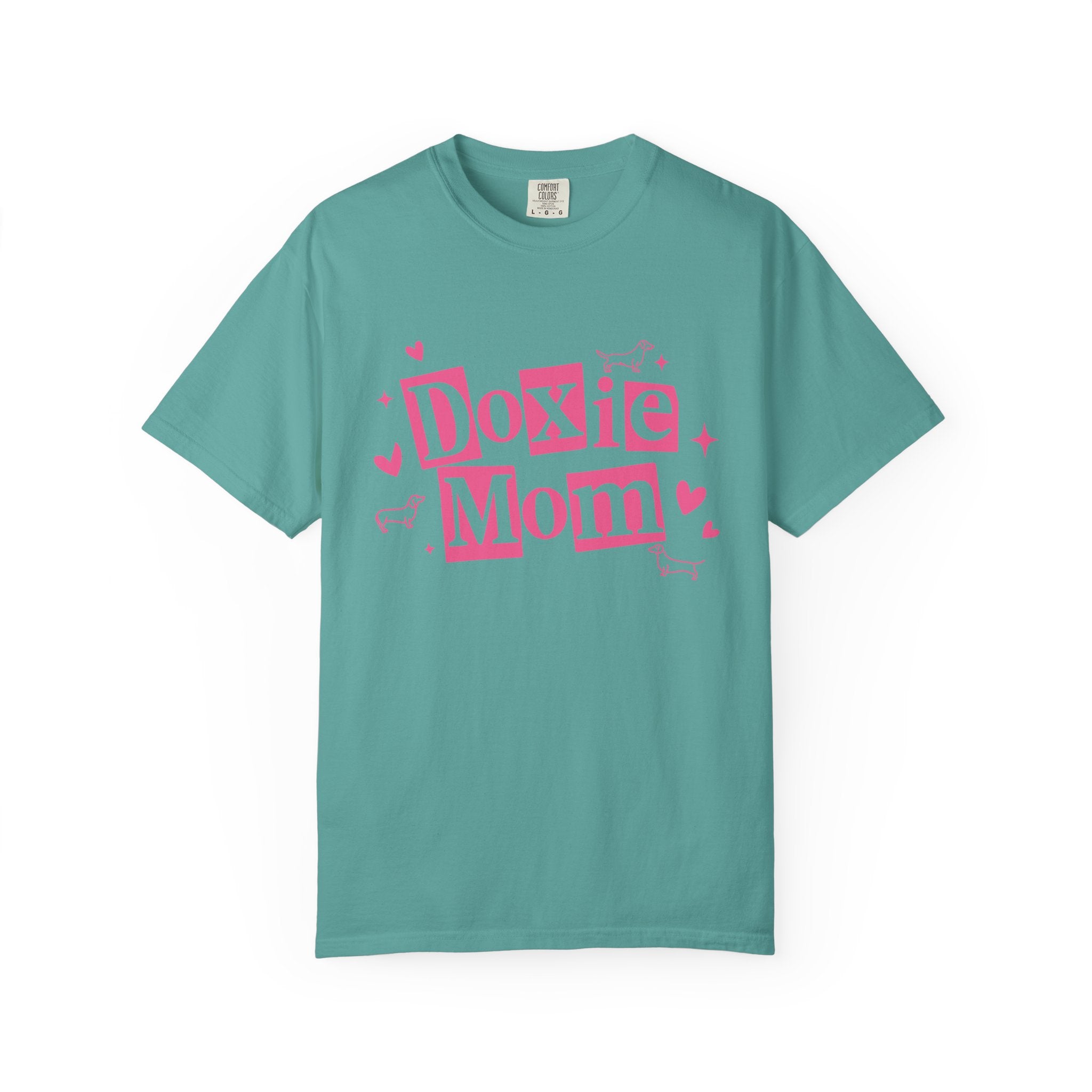 Doxie Mom T-Shirt — Cute Pink Dachshund Dog Mom Tee