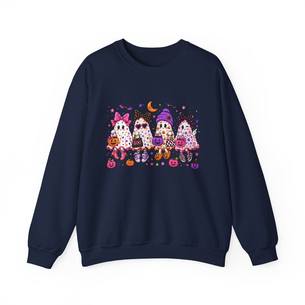 Halloween Gnomes Crewneck Sweatshirt — Cute Trick-or-Treat Gnome Halloween Sweater