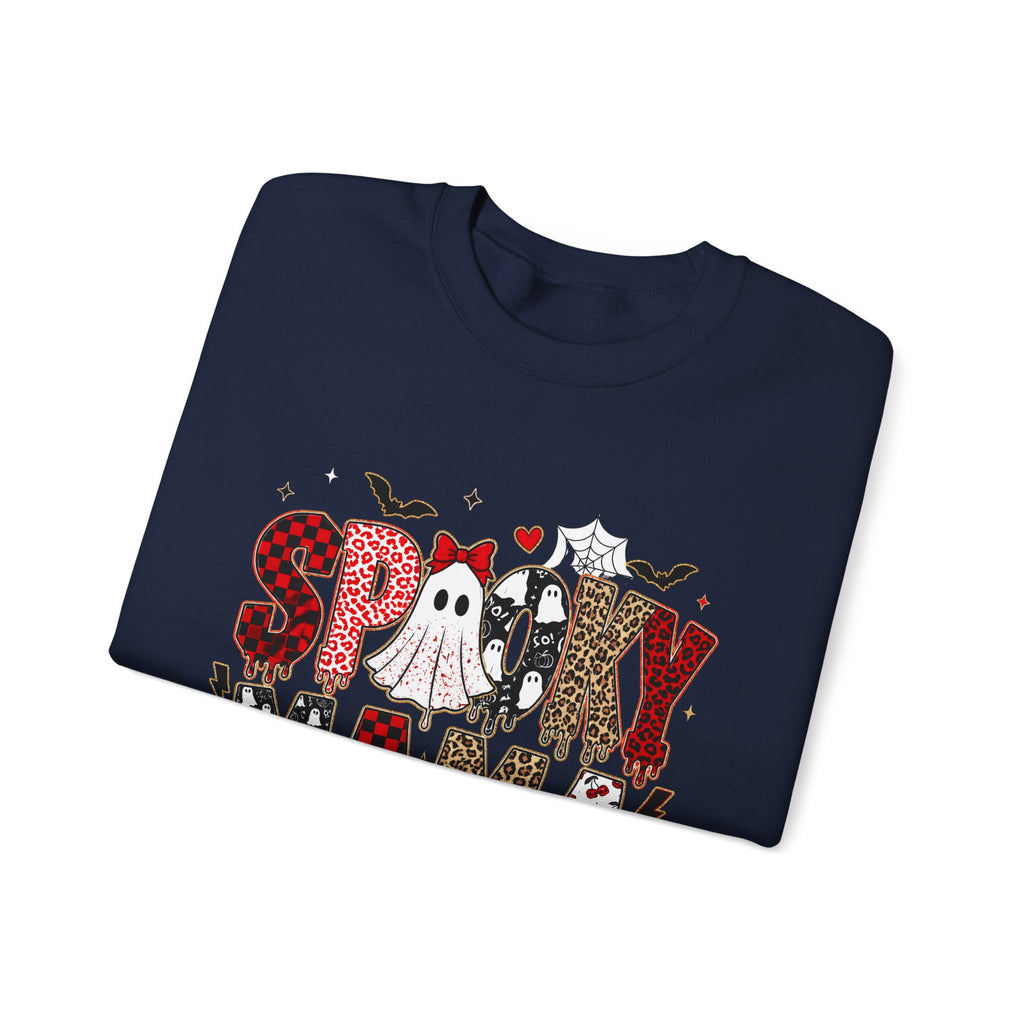 Spooky Mama Sweatshirt — Halloween Ghost Pumpkin Crewneck