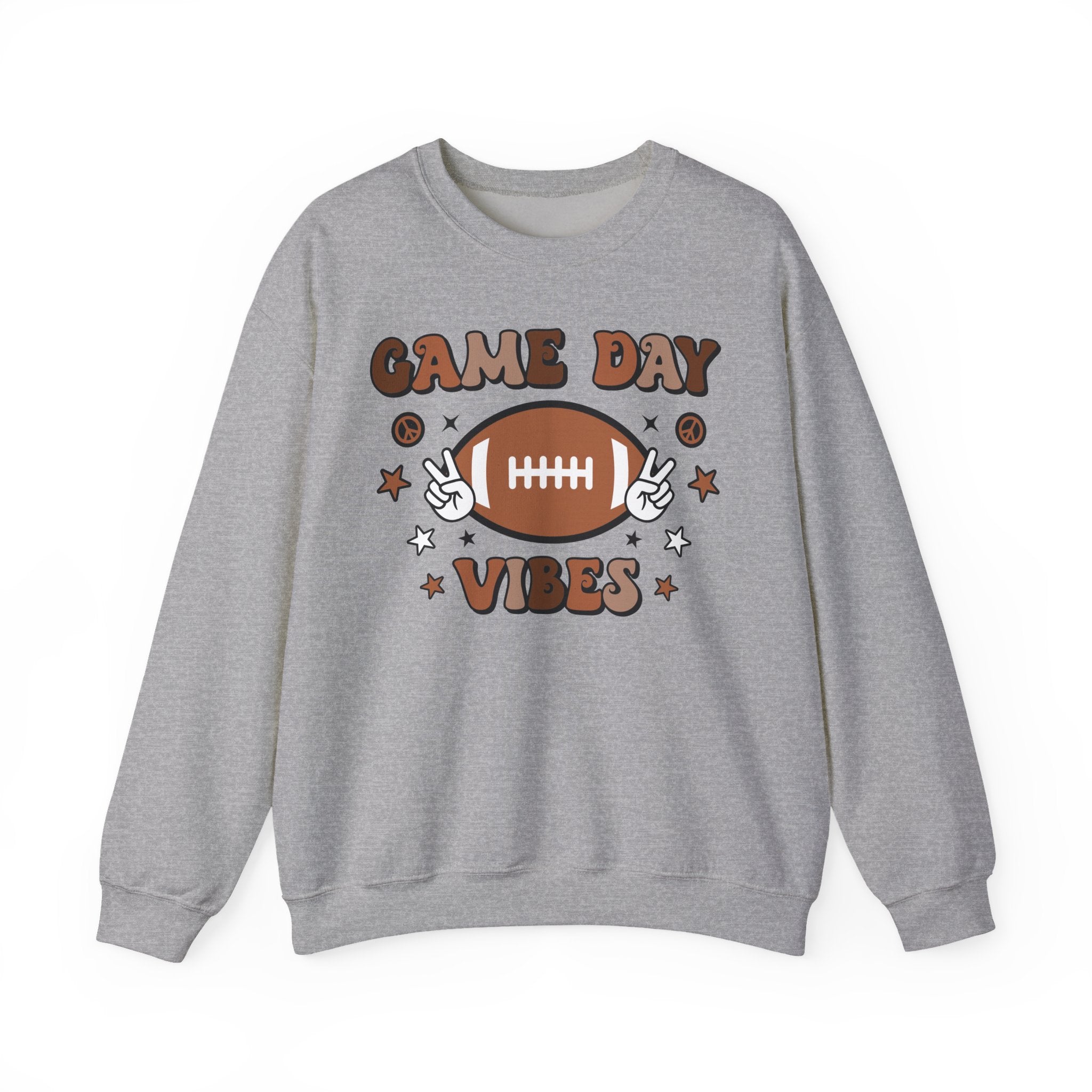 Game Day Vibes Sweatshirt — Retro Football Crewneck