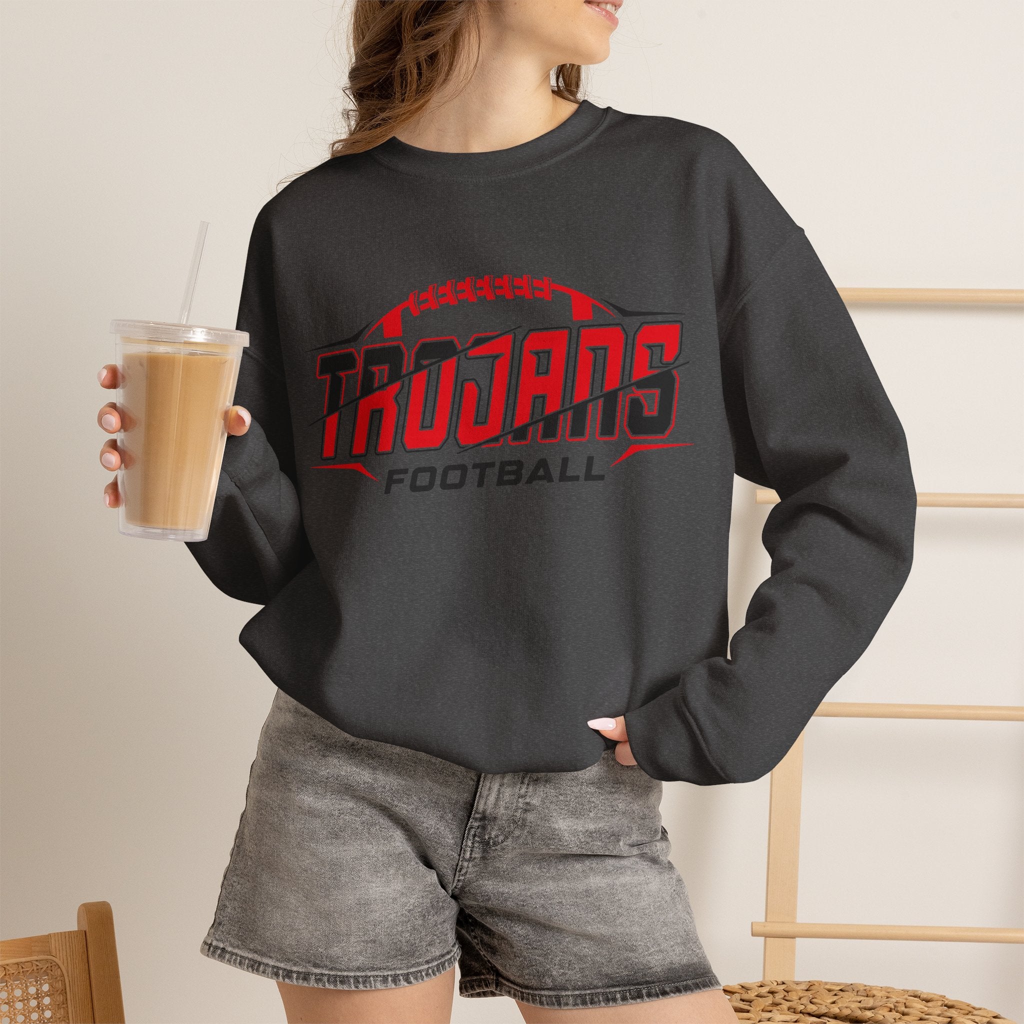 Trojans Football Crewneck Sweatshirt