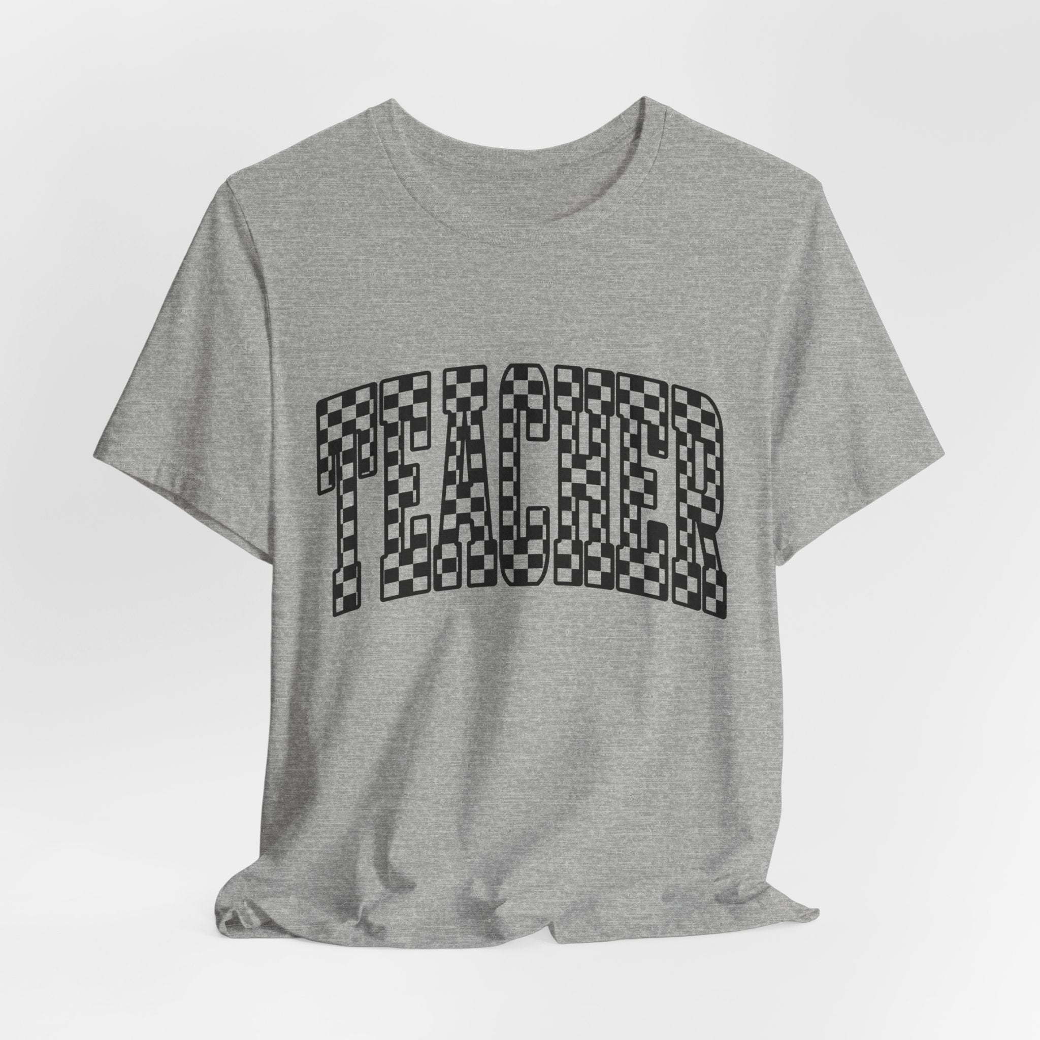Teacher Checkerboard Graphic Tee
