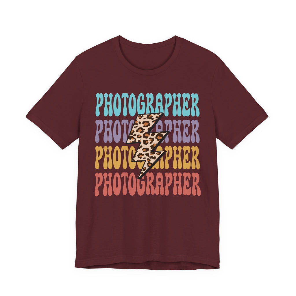 Photographer Lightning Bolt Tee