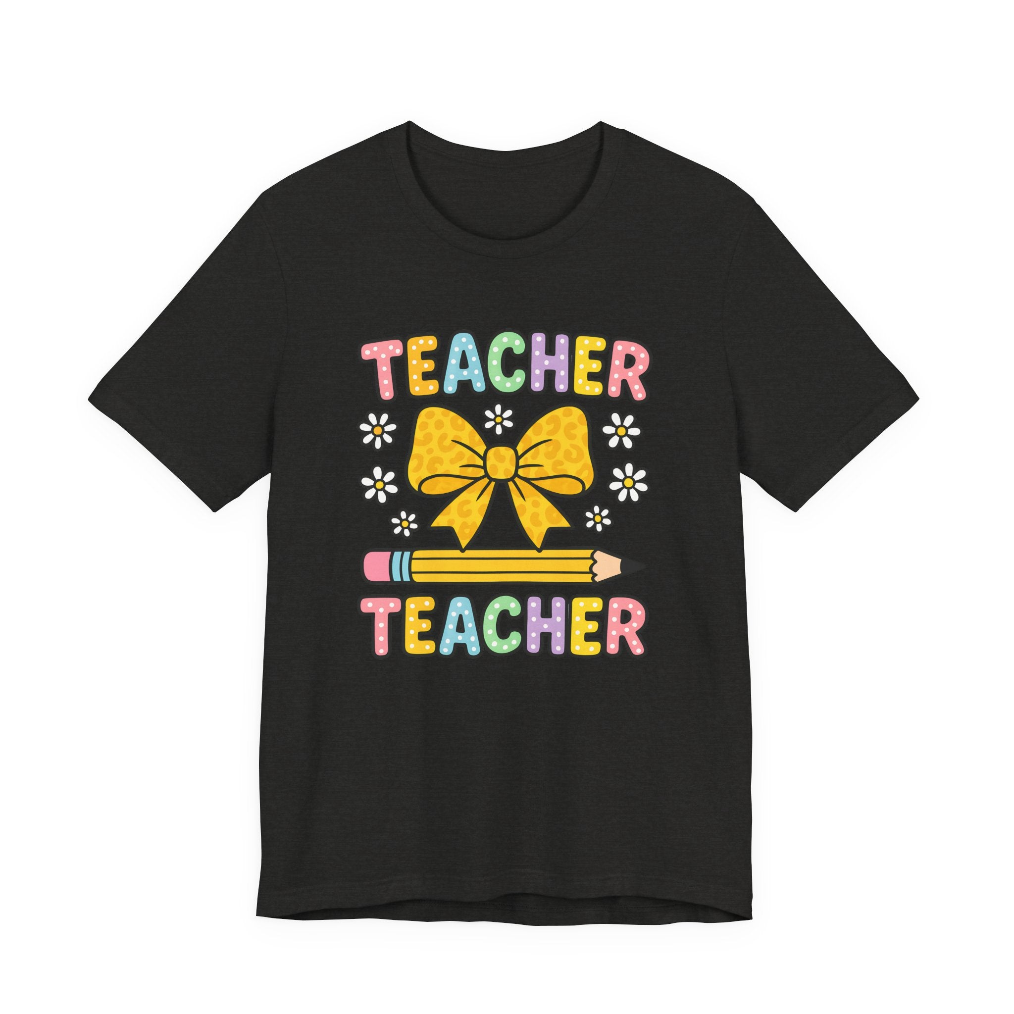Teacher Bow Pencil T-Shirt