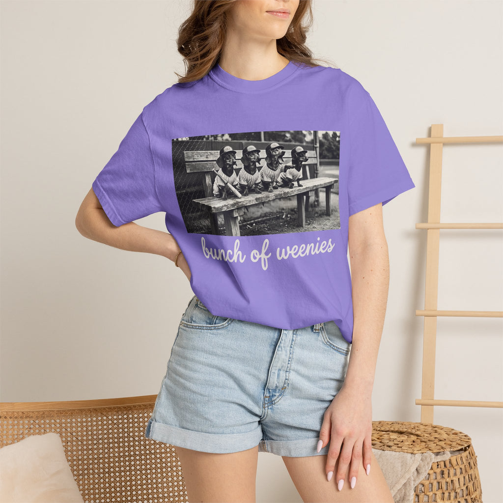 Vintage Bunch of Weenies White Text Photo T-Shirt