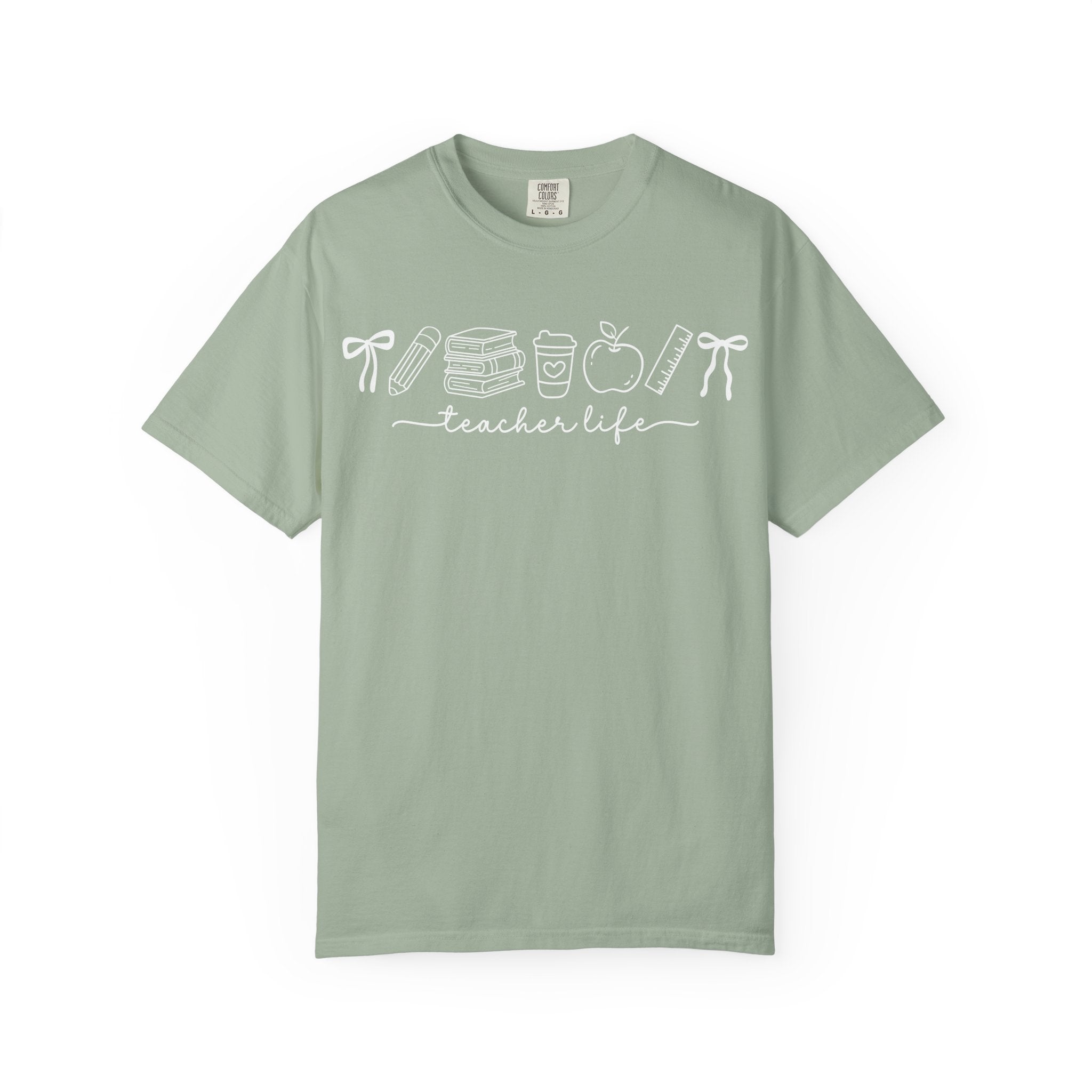 Teacher T-Shirt — Minimal Vintage Cream Tee