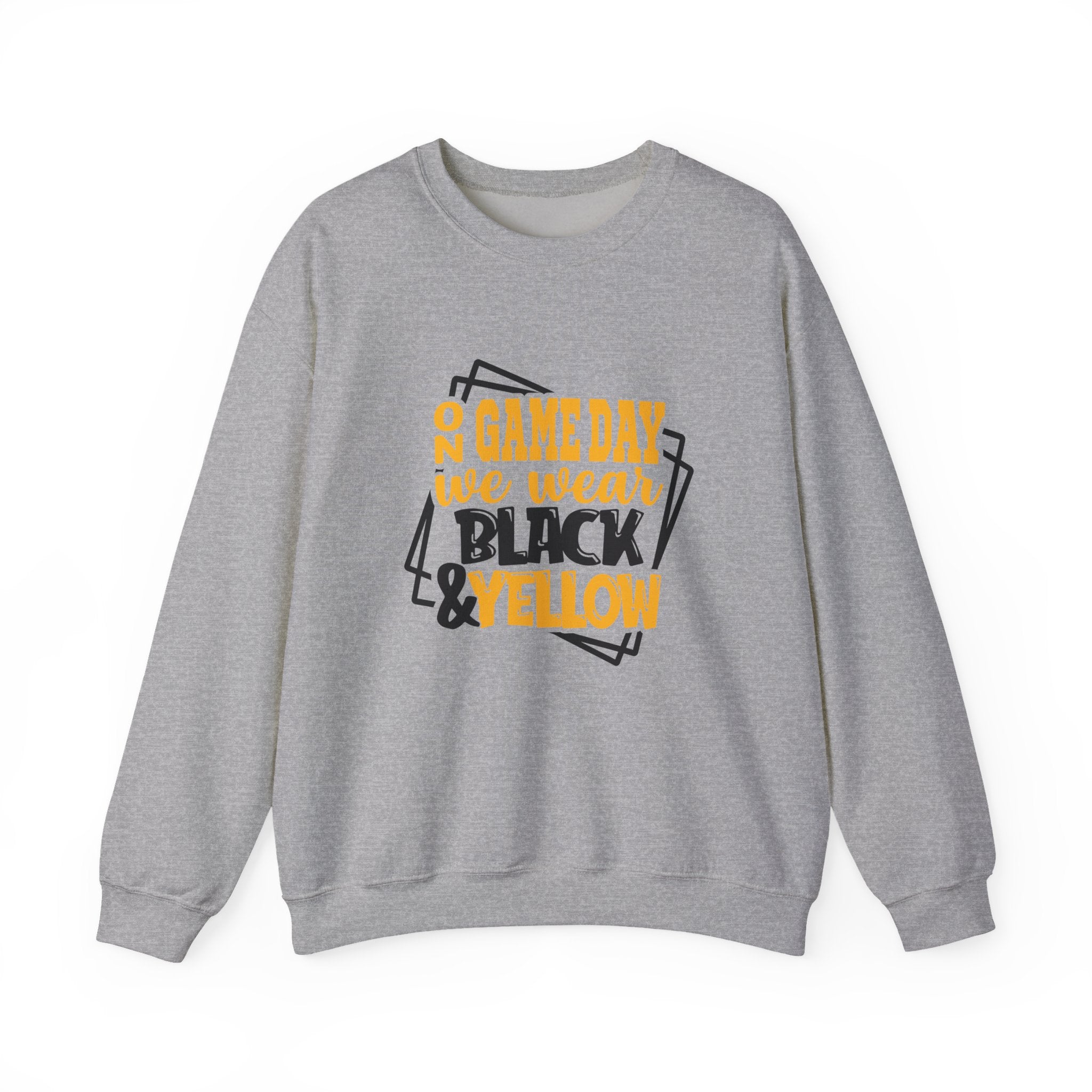Game Day Indians Crewneck Sweatshirt – "On Game Day We Wear Black & Yellow"