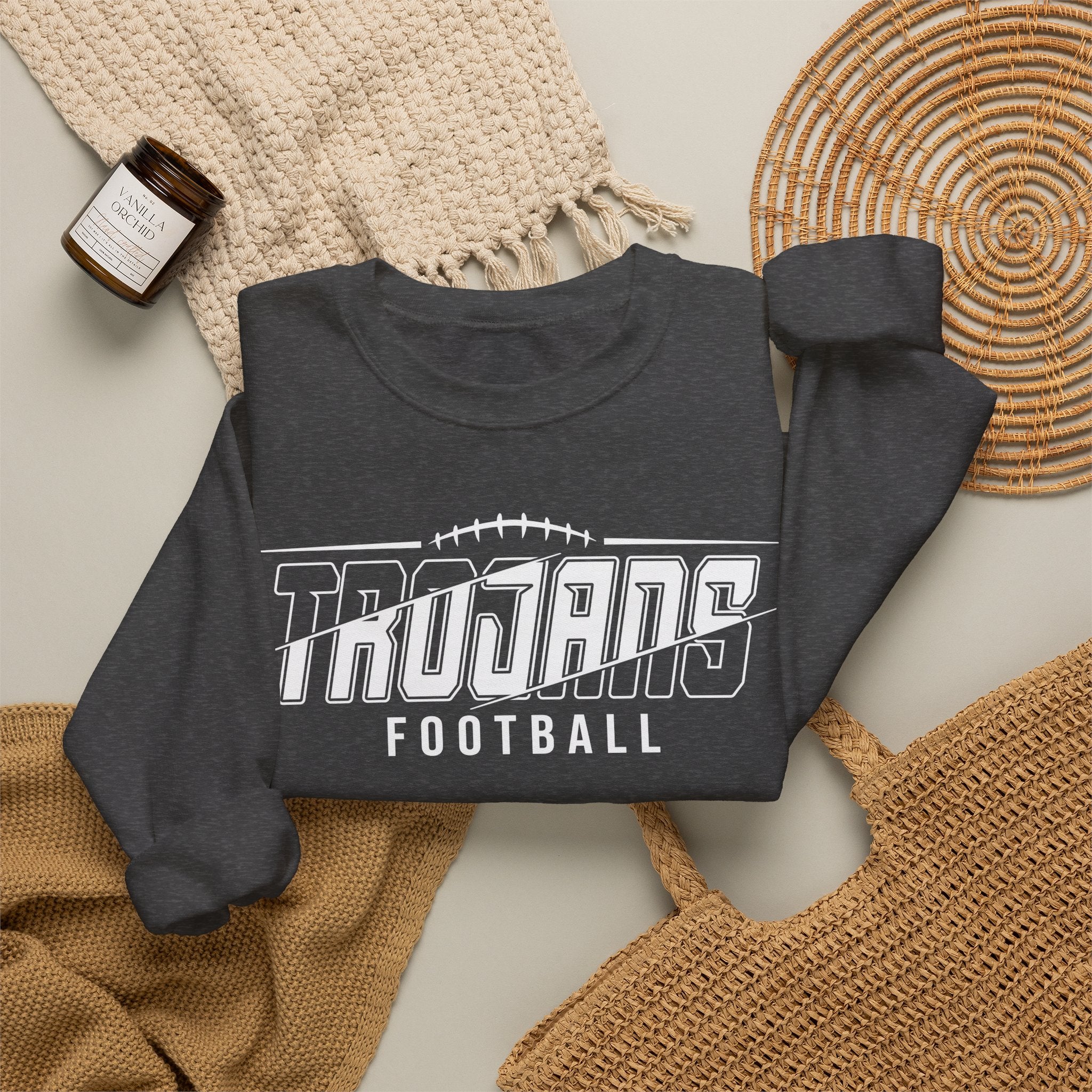 Trojans Football Crewneck Sweatshirt