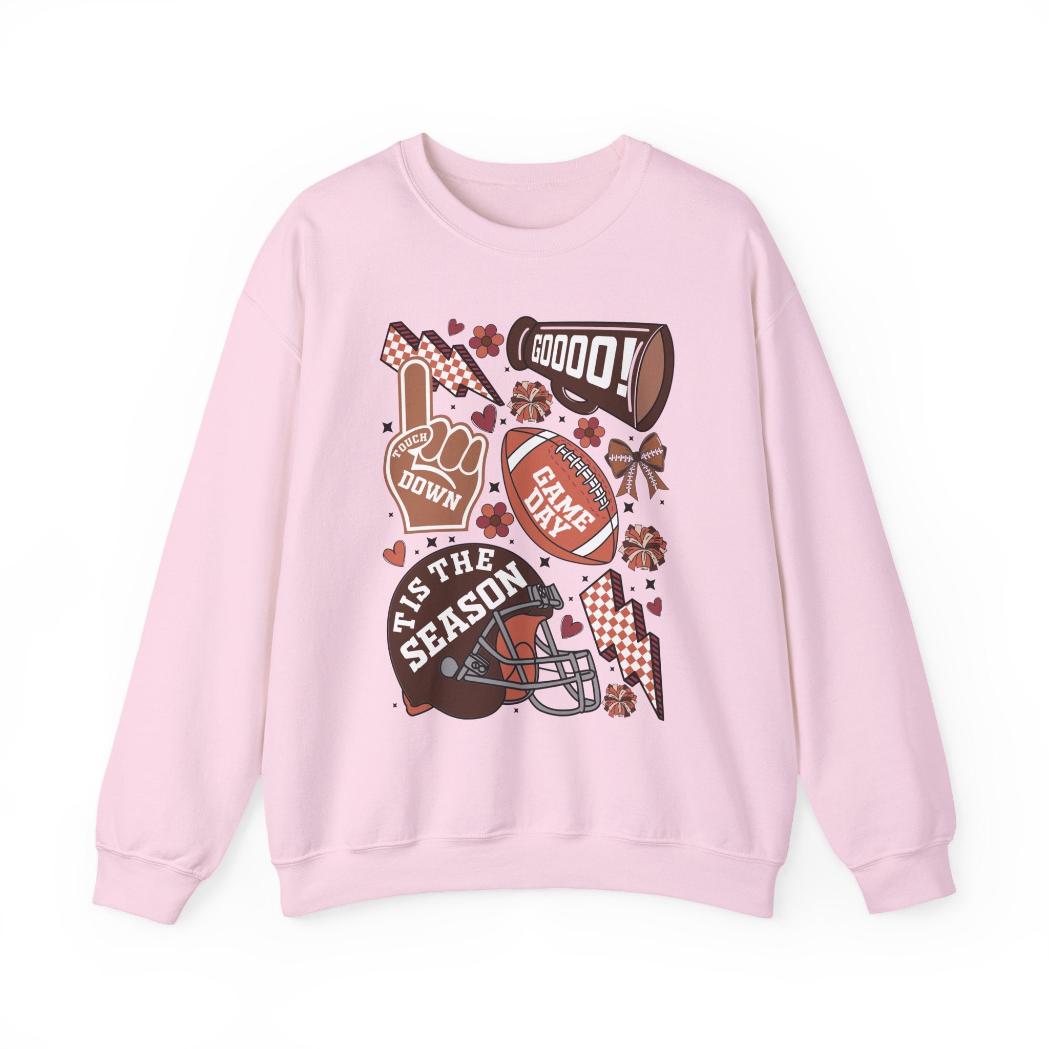 Football Season Crewneck Sweatshirt – 'Tis the Season Game Day Design