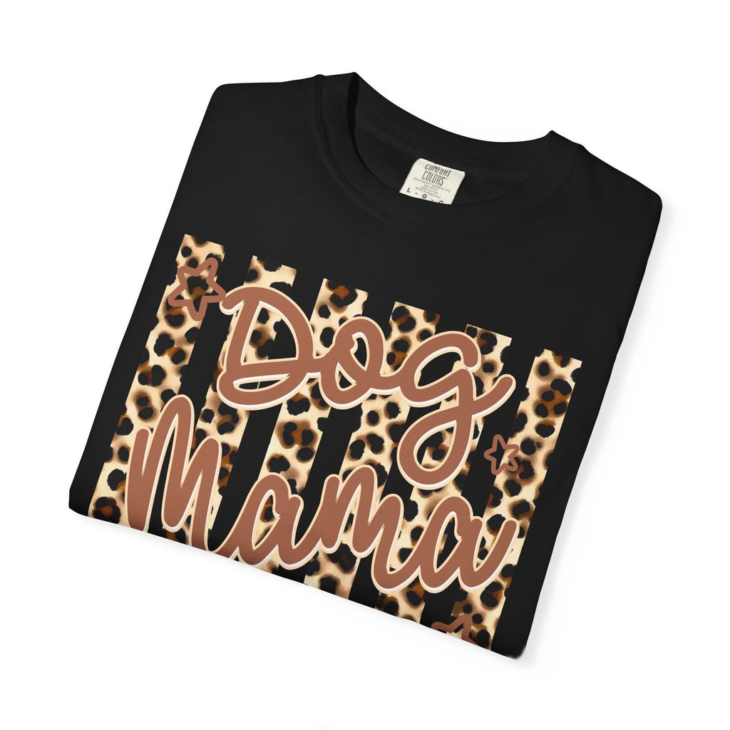 Dog Mama Leopard Flag T-Shirt