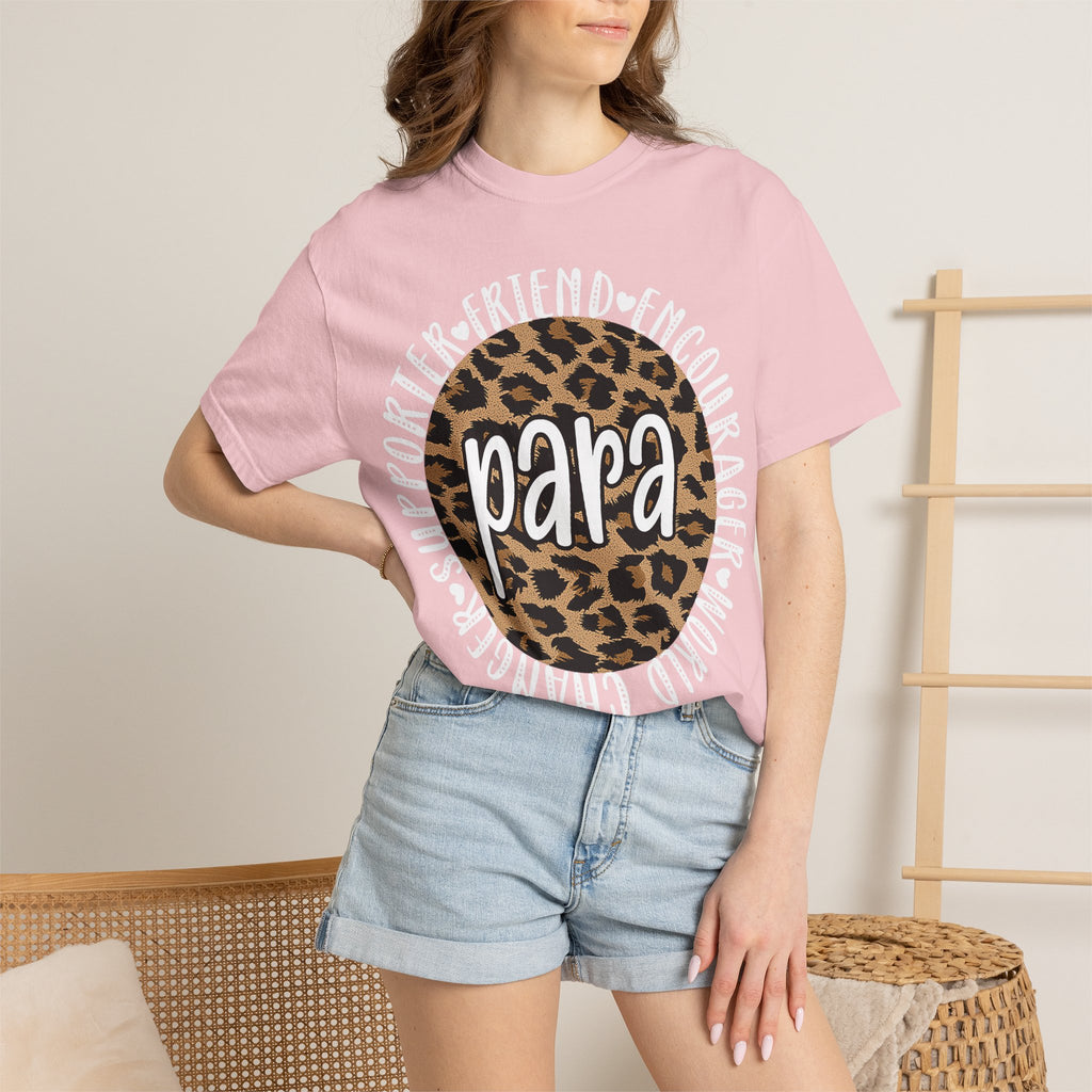 Para Leopard Circle T-Shirt — Supporter, Friend & Encourager Tee