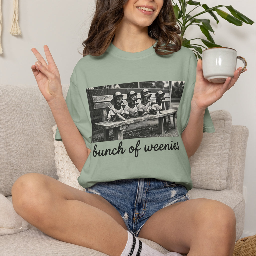 Bunch of Weenies Black Text Vintage Photo T-Shirt