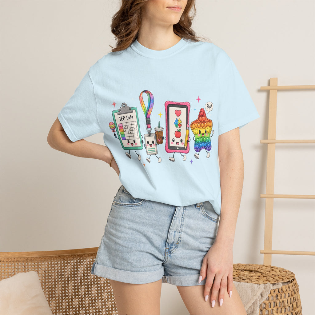 Teacher Tech Friends Graphic T-Shirt — IEP data