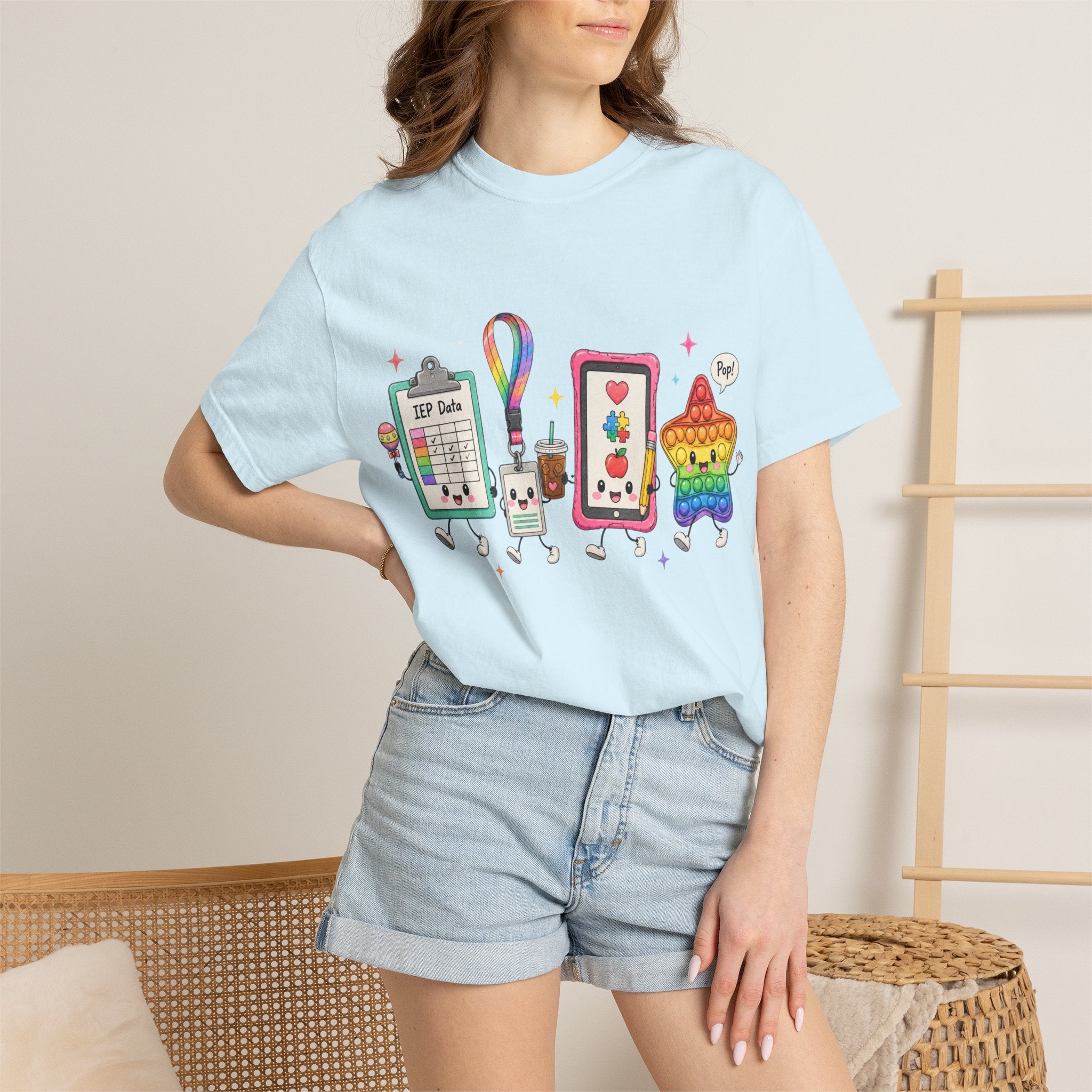 Teacher Tech Friends Graphic T-Shirt — IEP data