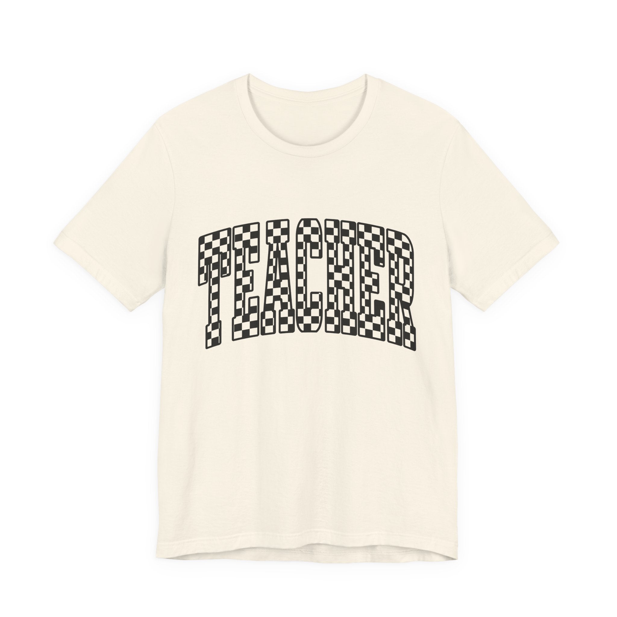 Teacher Checkerboard Graphic Tee
