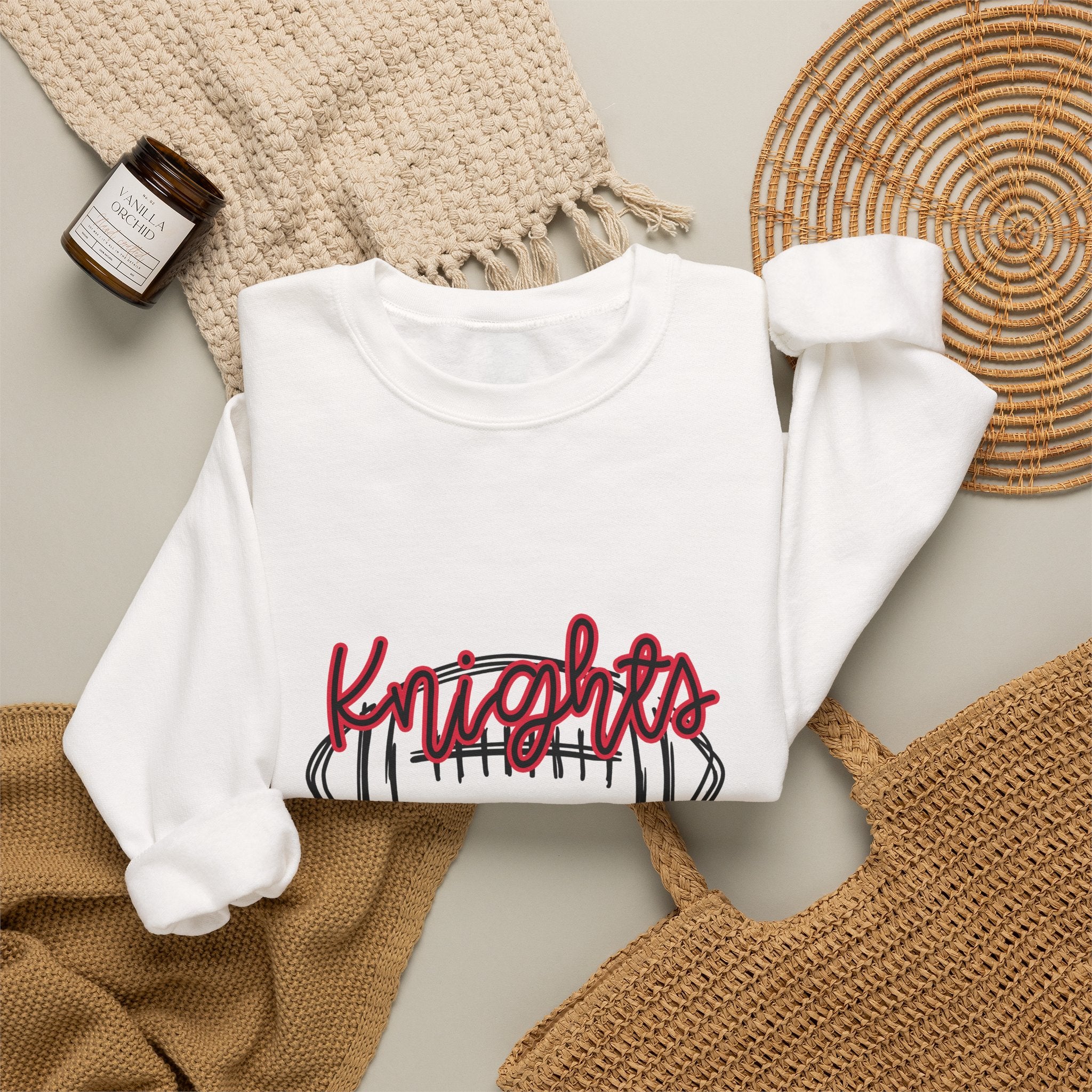 Knights Football Crewneck Sweatshirt