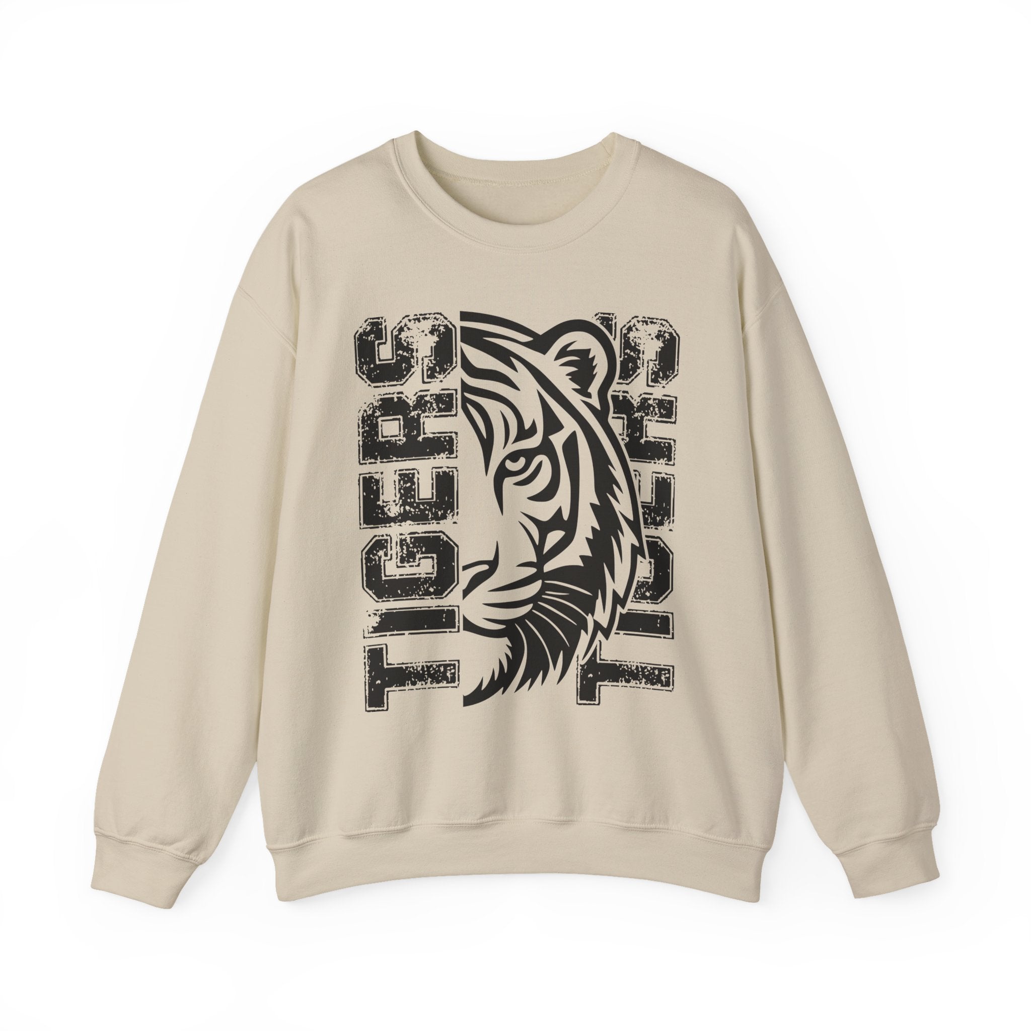 Tiger Mascot Crewneck Sweatshirt