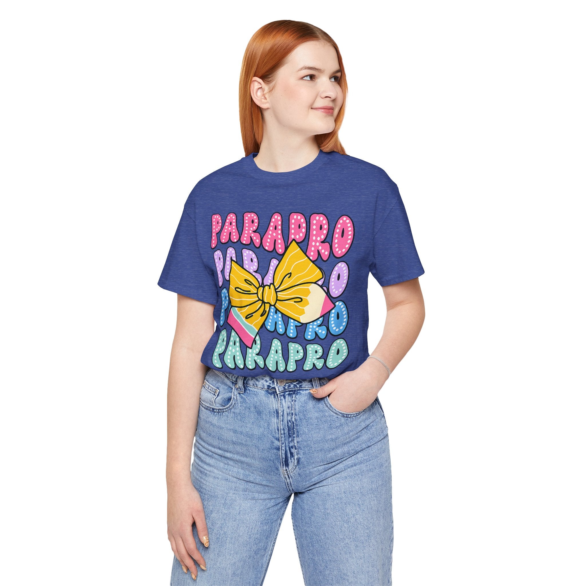 Parapro T-Shirt — Colorful Paraprofessional Bow Tee