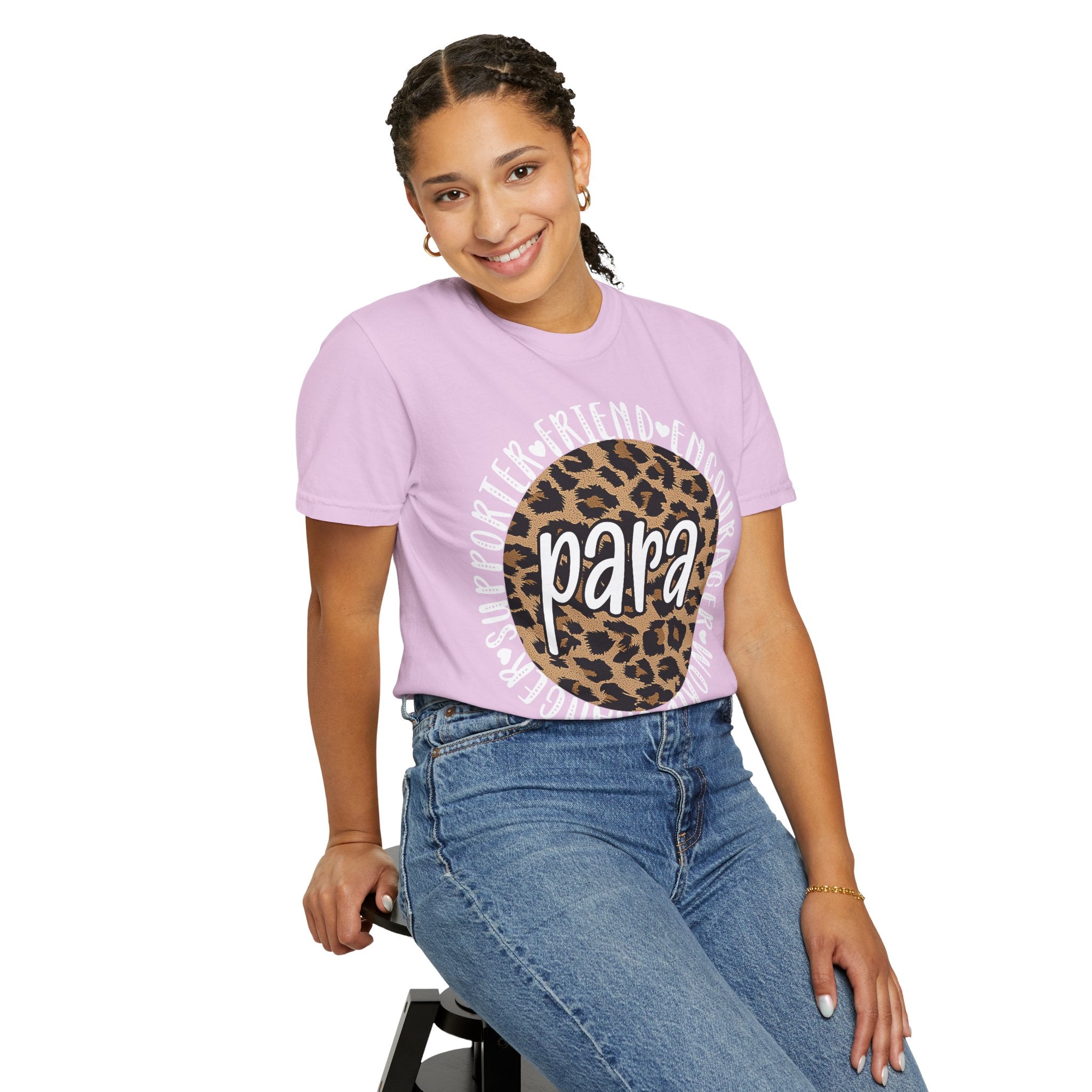 Para Leopard Circle T-Shirt — Supporter, Friend & Encourager Tee