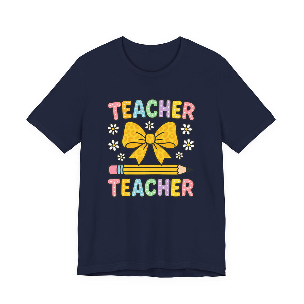 Teacher Bow Pencil T-Shirt