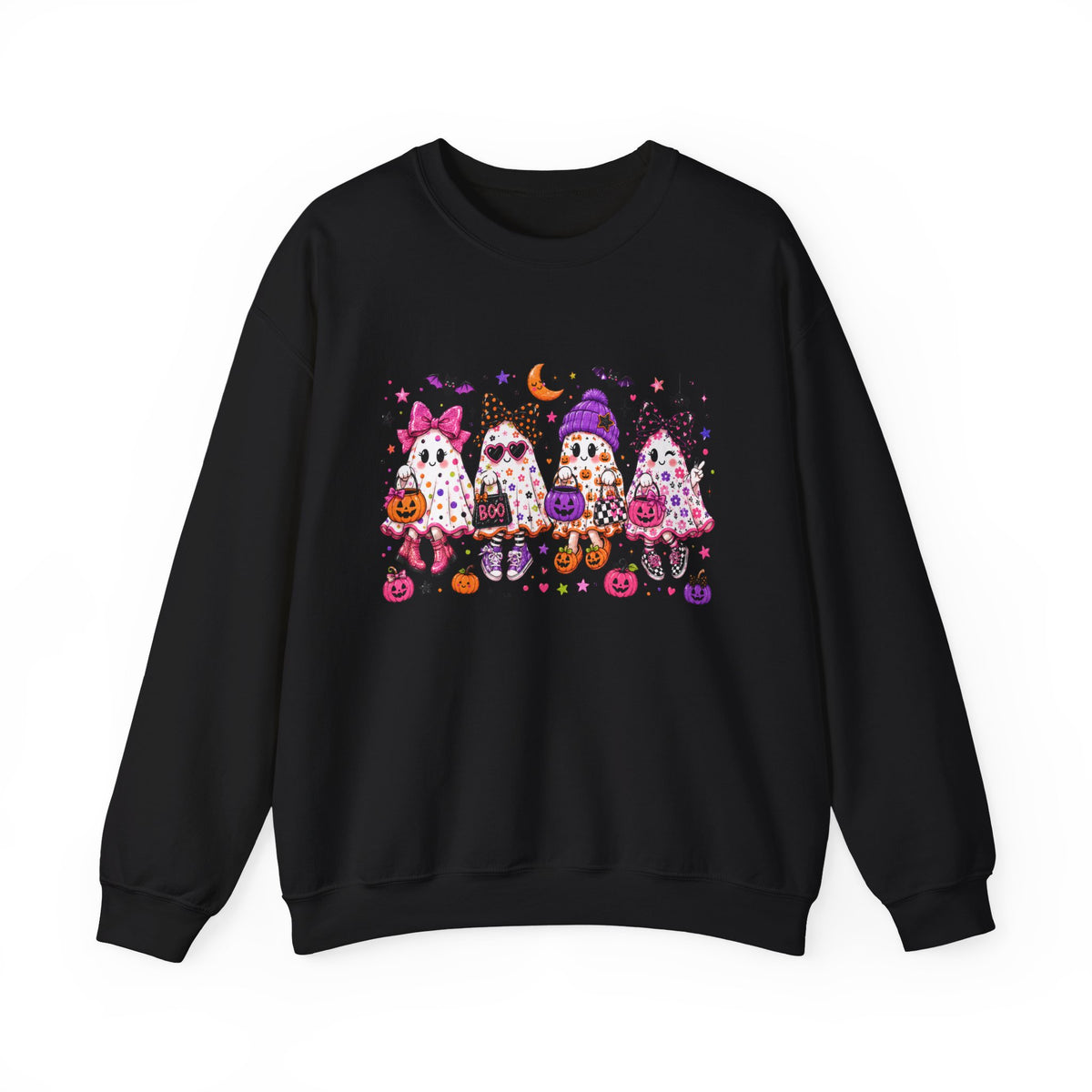 Halloween Gnomes Crewneck Sweatshirt — Cute Trick-or-Treat Gnome Halloween Sweater
