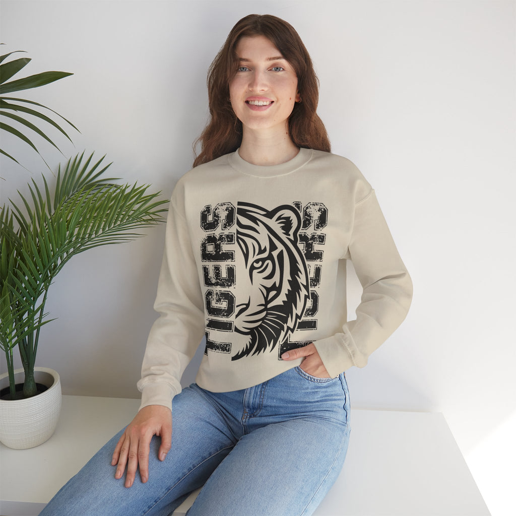 Tiger Mascot Crewneck Sweatshirt