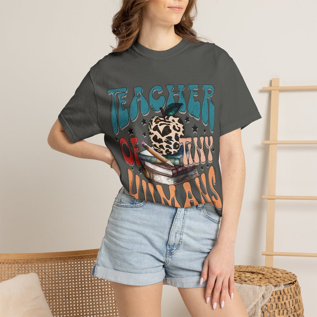 Teacher of Tiny Humans T-Shirt — Cute Retro Teacher Graphic Tee