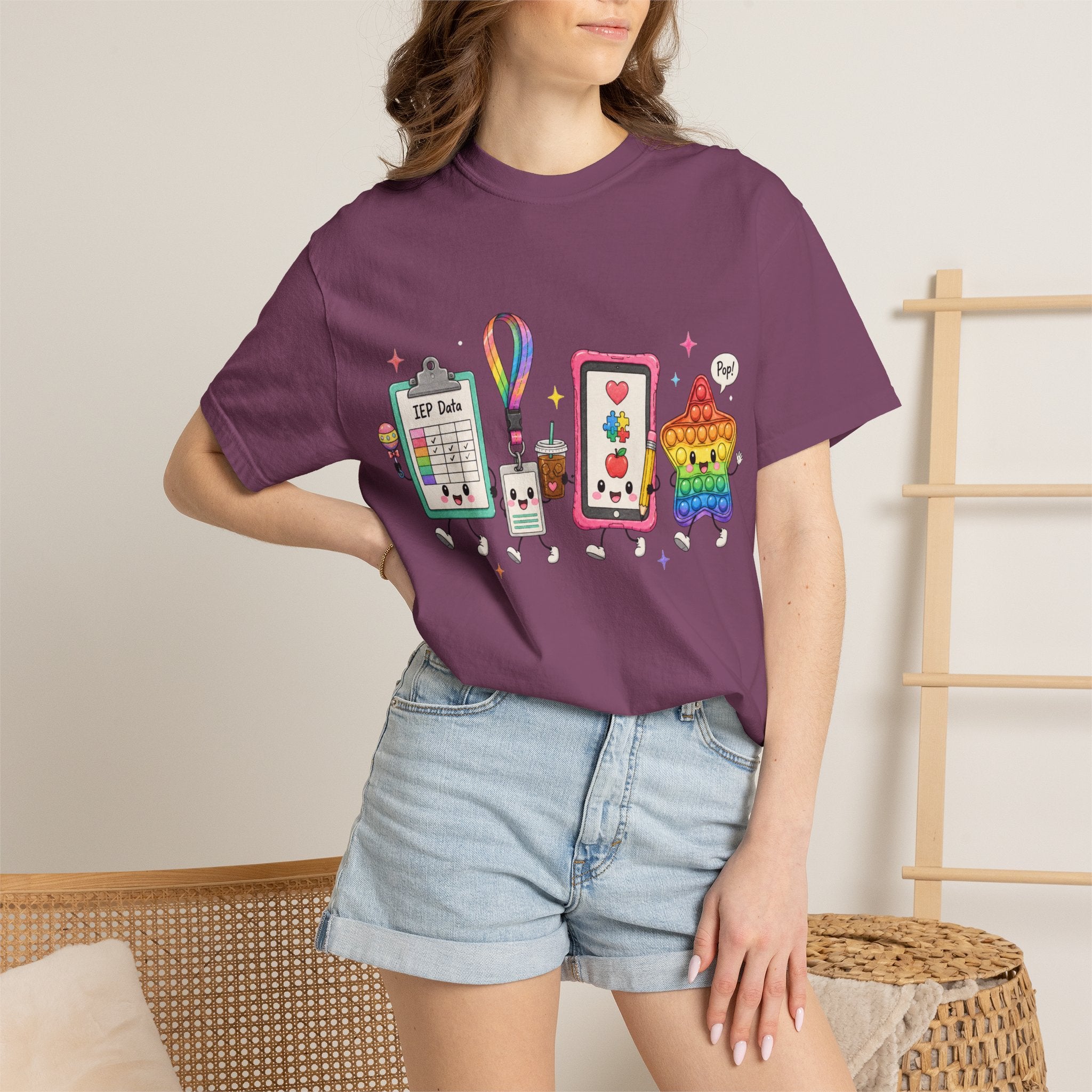 Teacher Tech Friends Graphic T-Shirt — IEP data