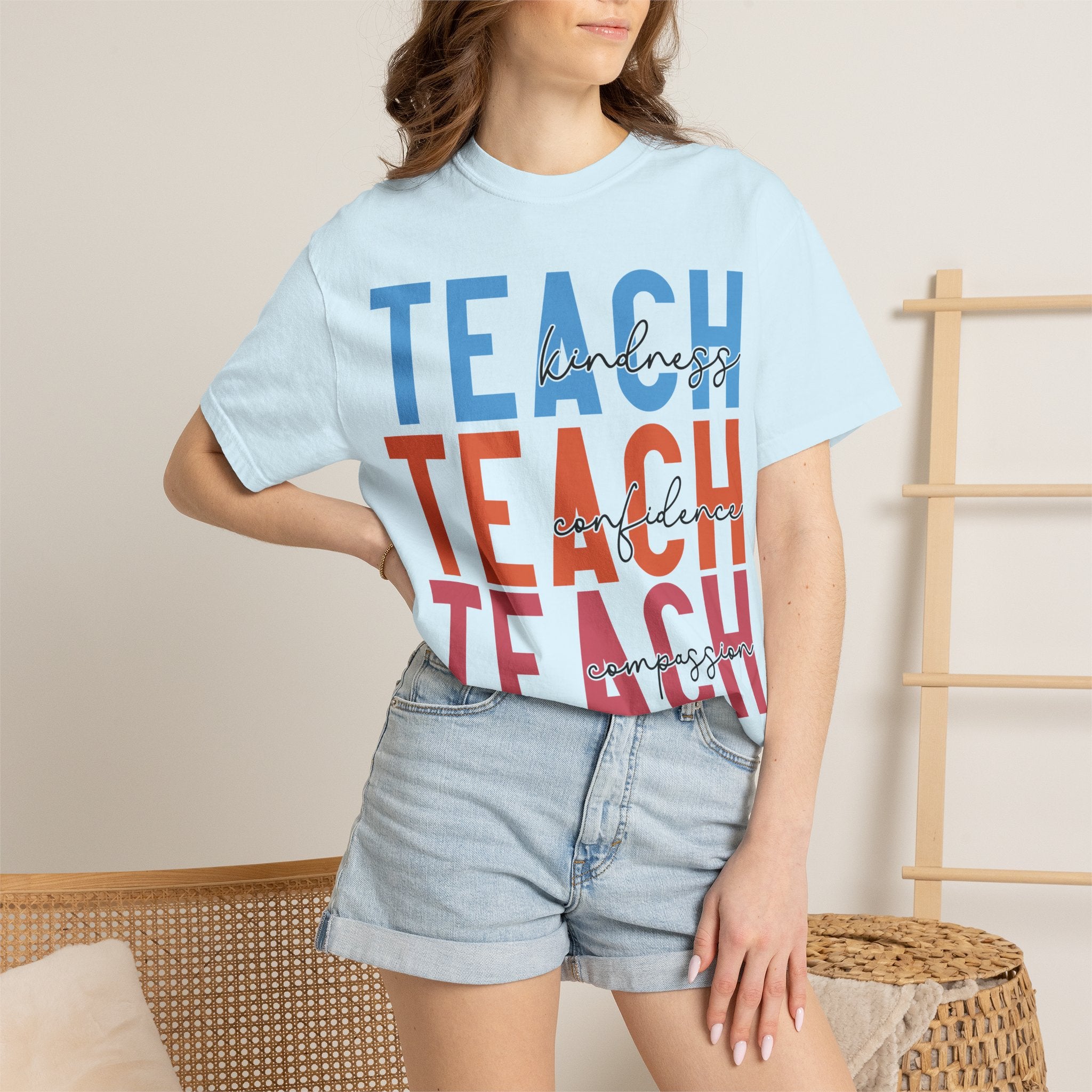 Teach Kindness Graphic Tee — Teacher Appreciation T-Shirt
