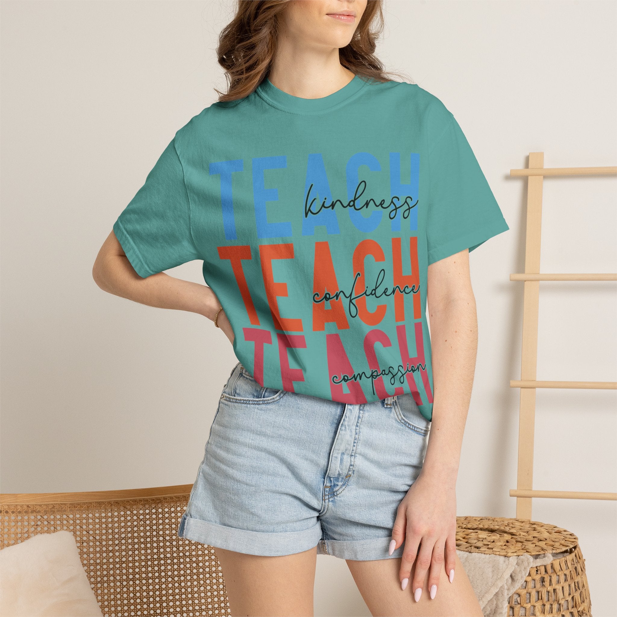 Teach Kindness Graphic Tee — Teacher Appreciation T-Shirt