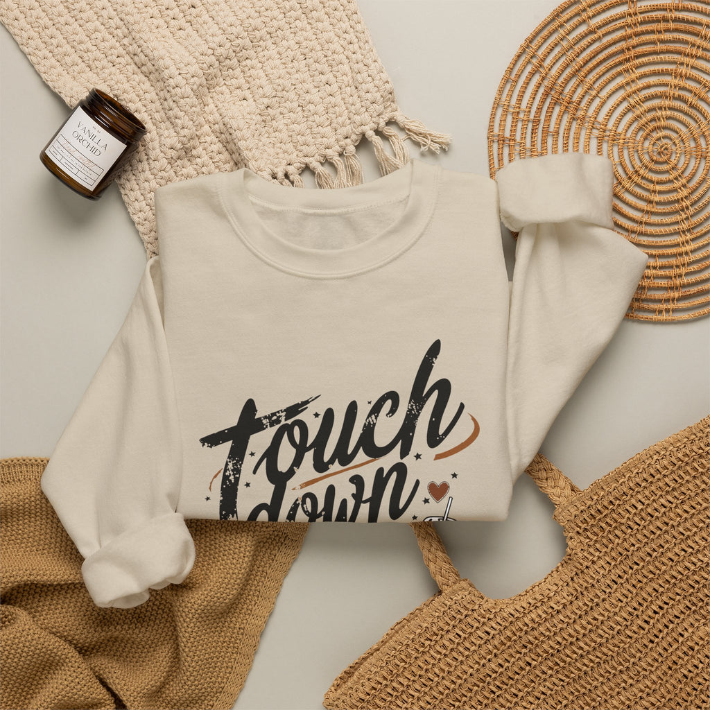 Touchdown Season Crewneck Sweatshirt — Football Fan Game Day Pullover