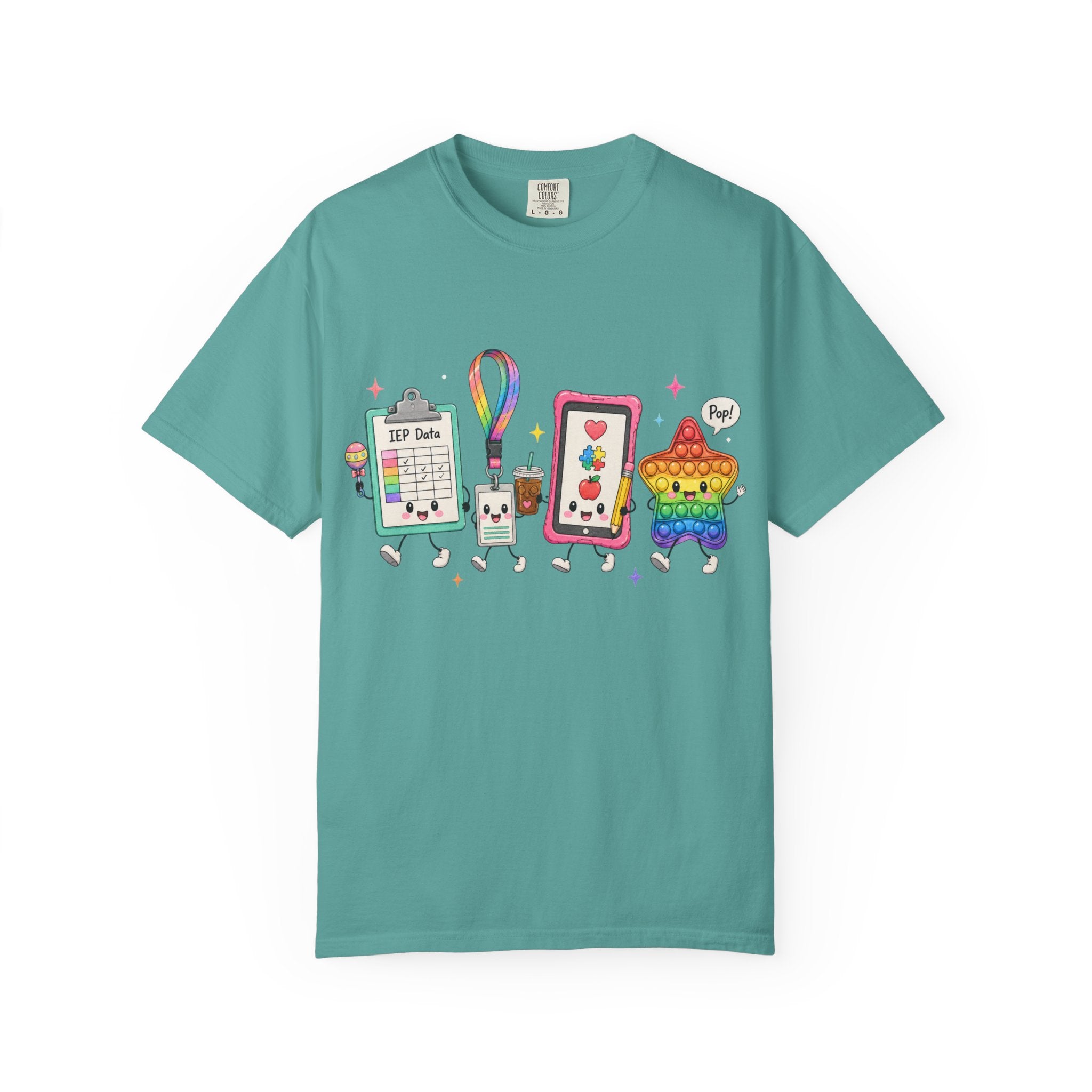 Teacher Tech Friends Graphic T-Shirt — IEP data