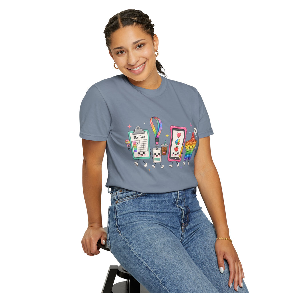 Teacher Tech Friends Graphic T-Shirt — IEP data
